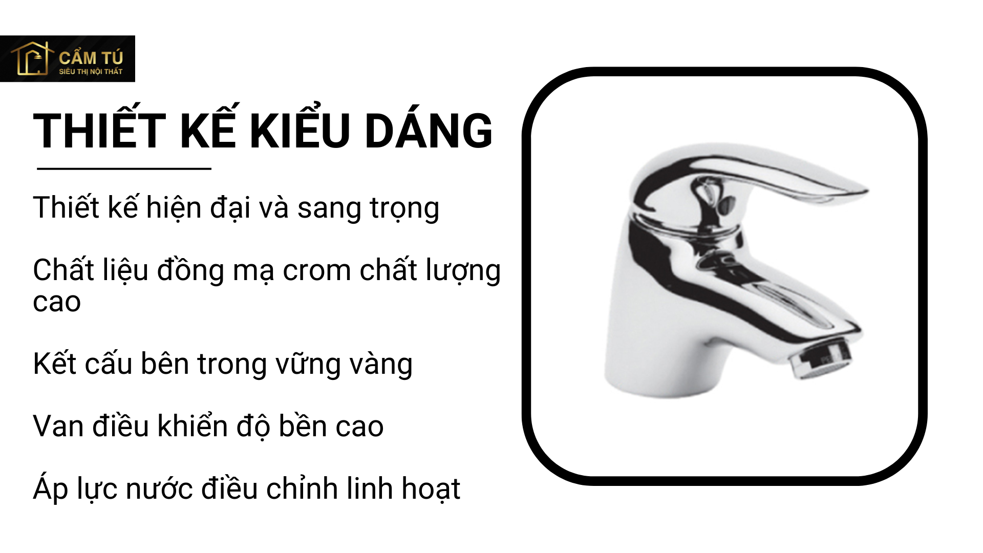 Vòi Lavabo Nóng Lạnh American Standard WF-1501 Saga