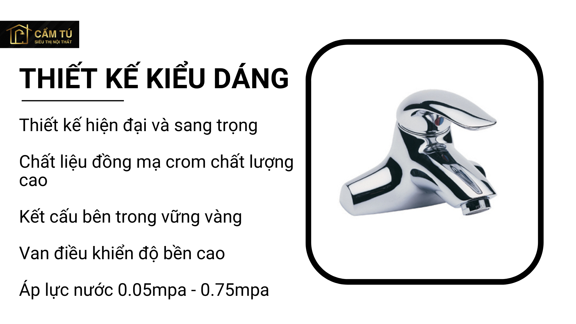 Vòi Lavabo 3 Lỗ American Standard WF-1502 Saga