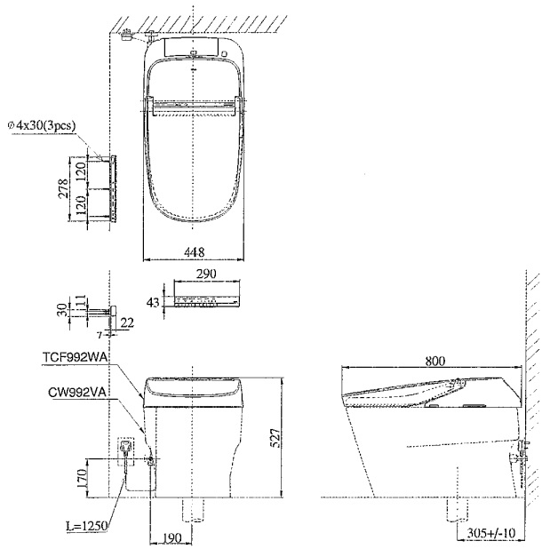 Bồn Cầu Thông Minh TOTO CW992VA/TCF992WA
