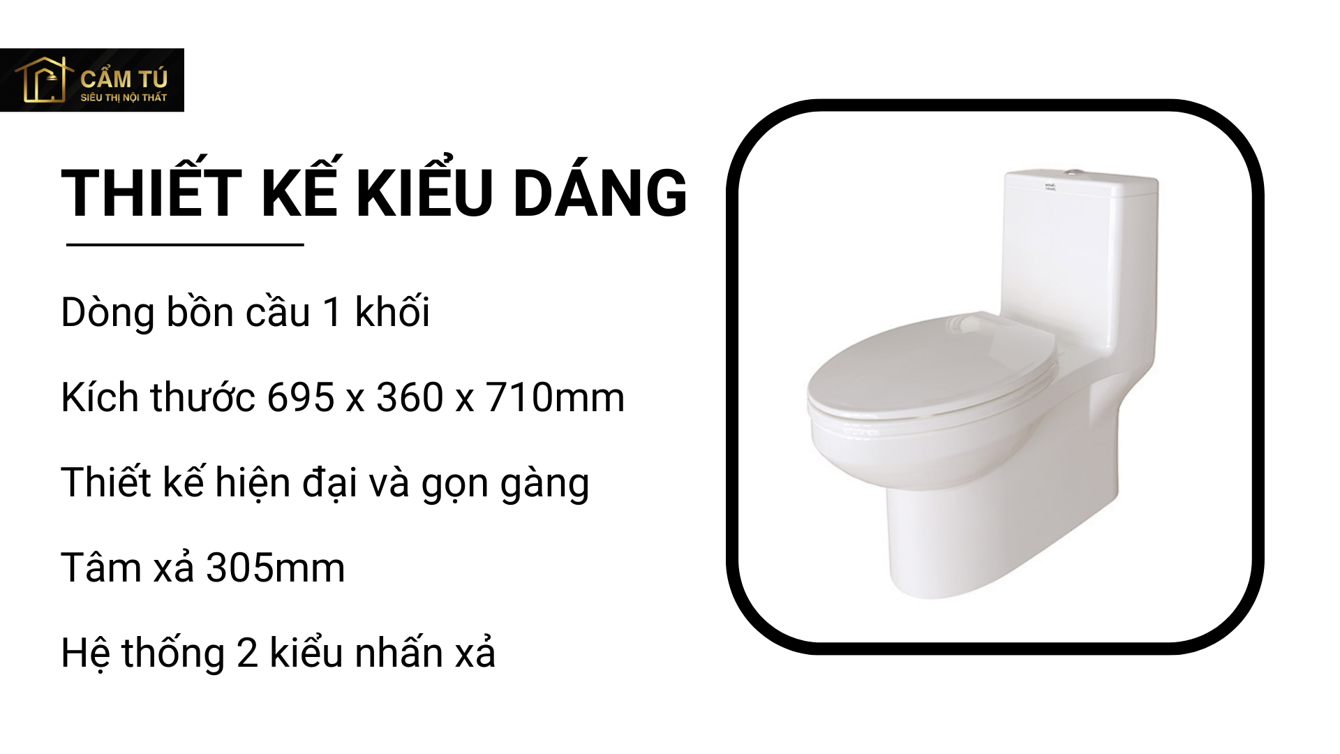 Bồn Cầu American Standard VF-1858 ( VF1858) Dòng Cozy