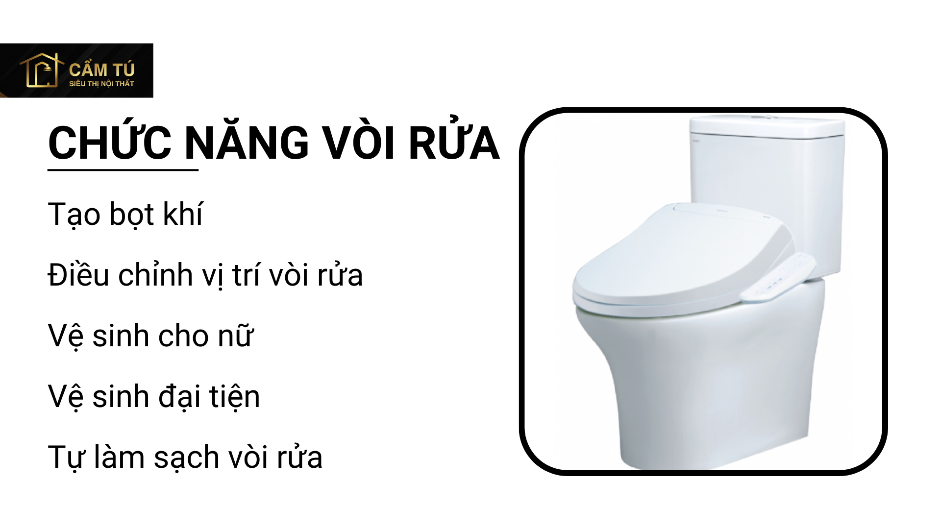 Bồn Cầu Điện Tử CAESAR CD1341/TAF400H 2 Khối