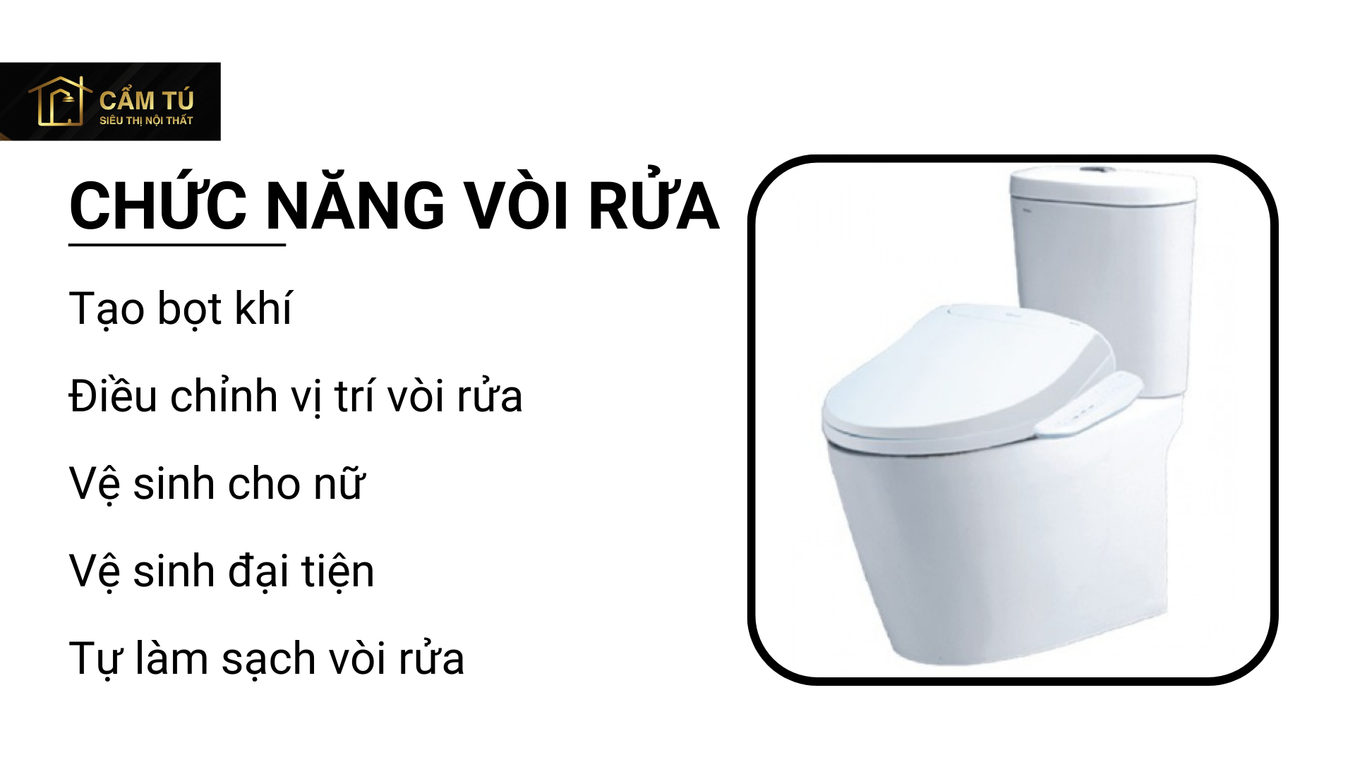 Bồn Cầu Điện Tử CAESAR CD1348/TAF400H 2 Khối