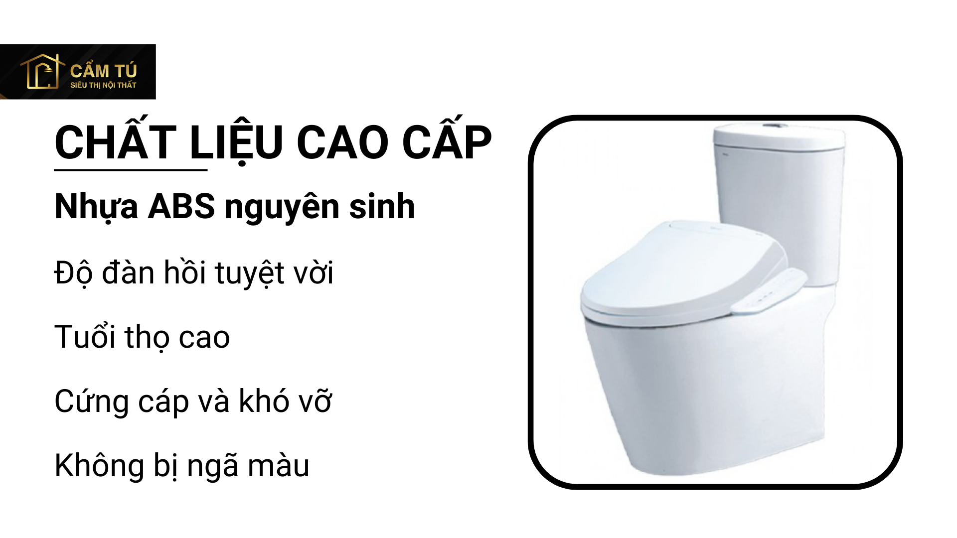 Bồn Cầu Điện Tử CAESAR CD1348/TAF400H 2 Khối