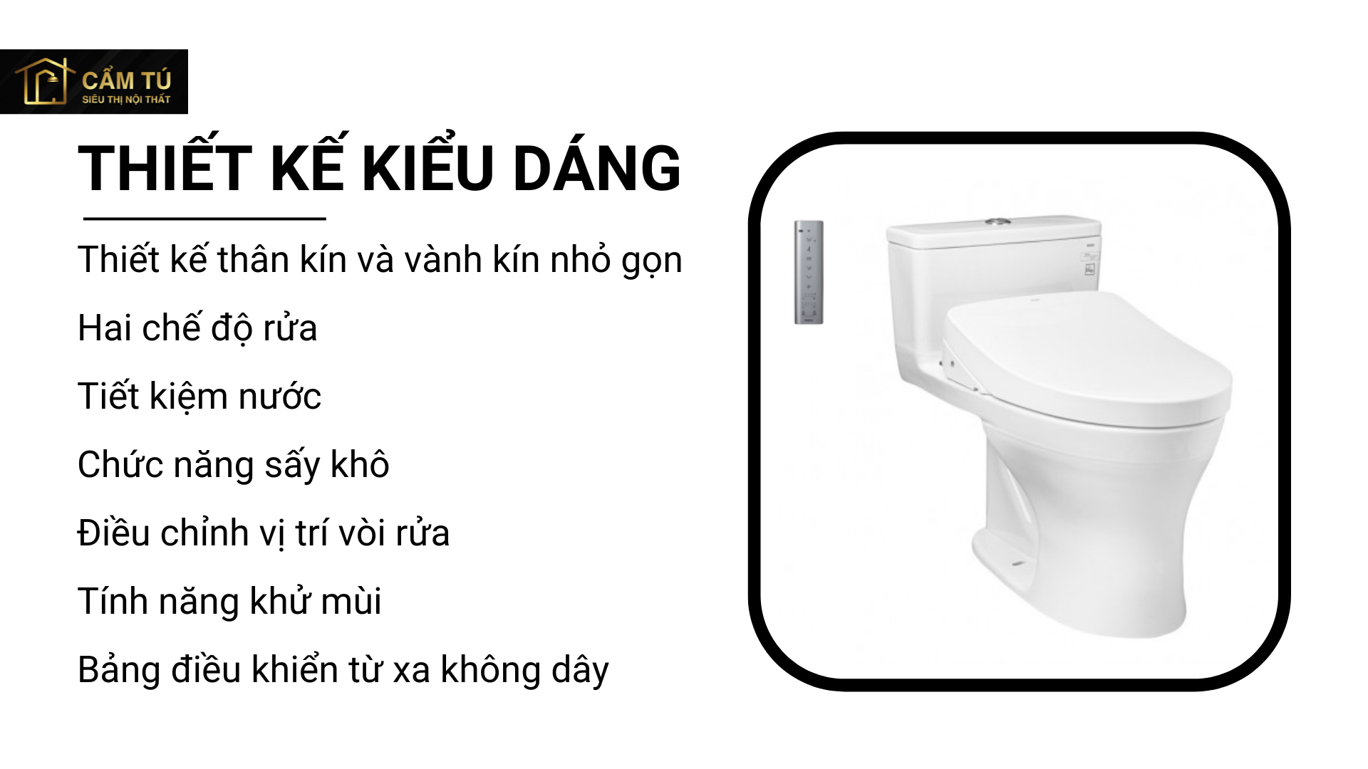 Bồn Cầu Điện Tử TOTO MS855CDW12 Nắp Tự Động Đóng Mở