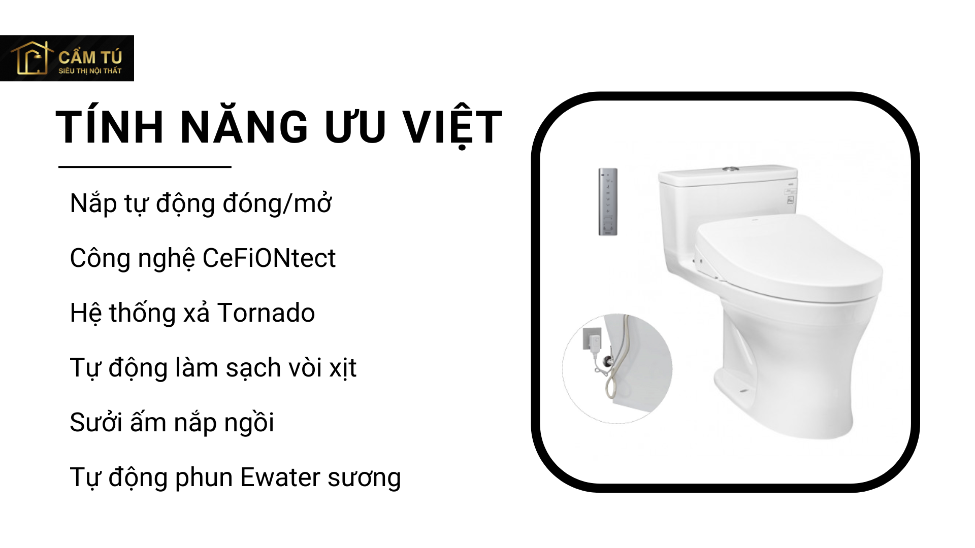 Bồn Cầu Điện Tử TOTO MS855DW11 Nắp Tự Động Đóng Mở