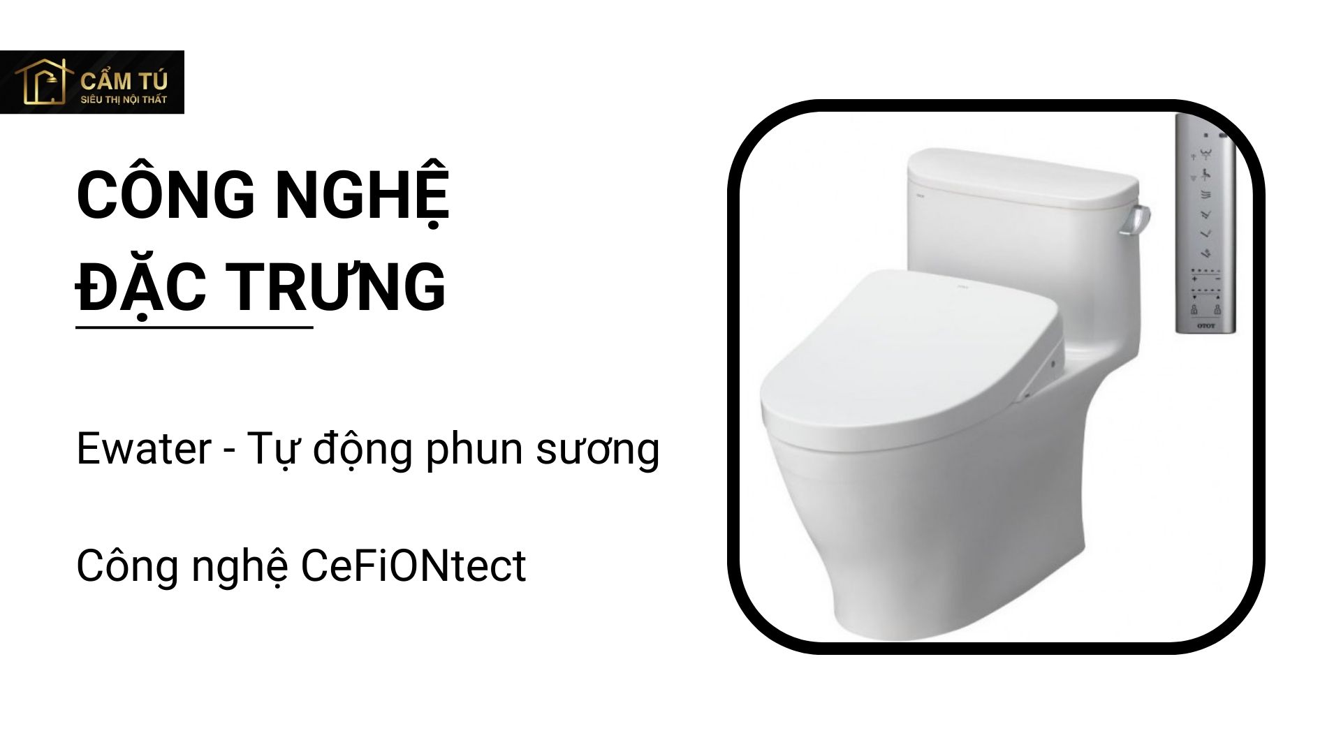 Bồn Cầu Điện Tử TOTO MS887CRW12 (MS887CW12) Nắp Tự Động Đóng Mở
