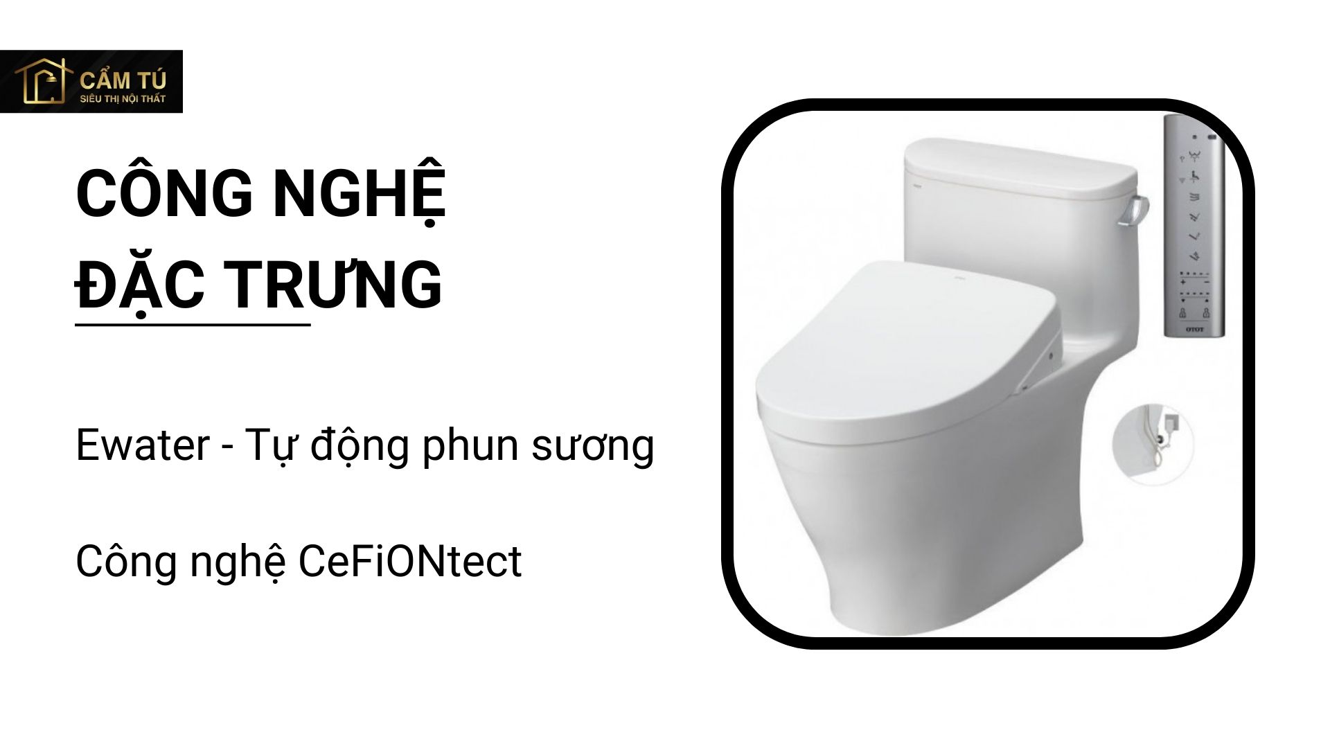 Bồn Cầu Điện Tử TOTO MS887RW11 (MS887W11) Nắp Tự Động Đóng Mở