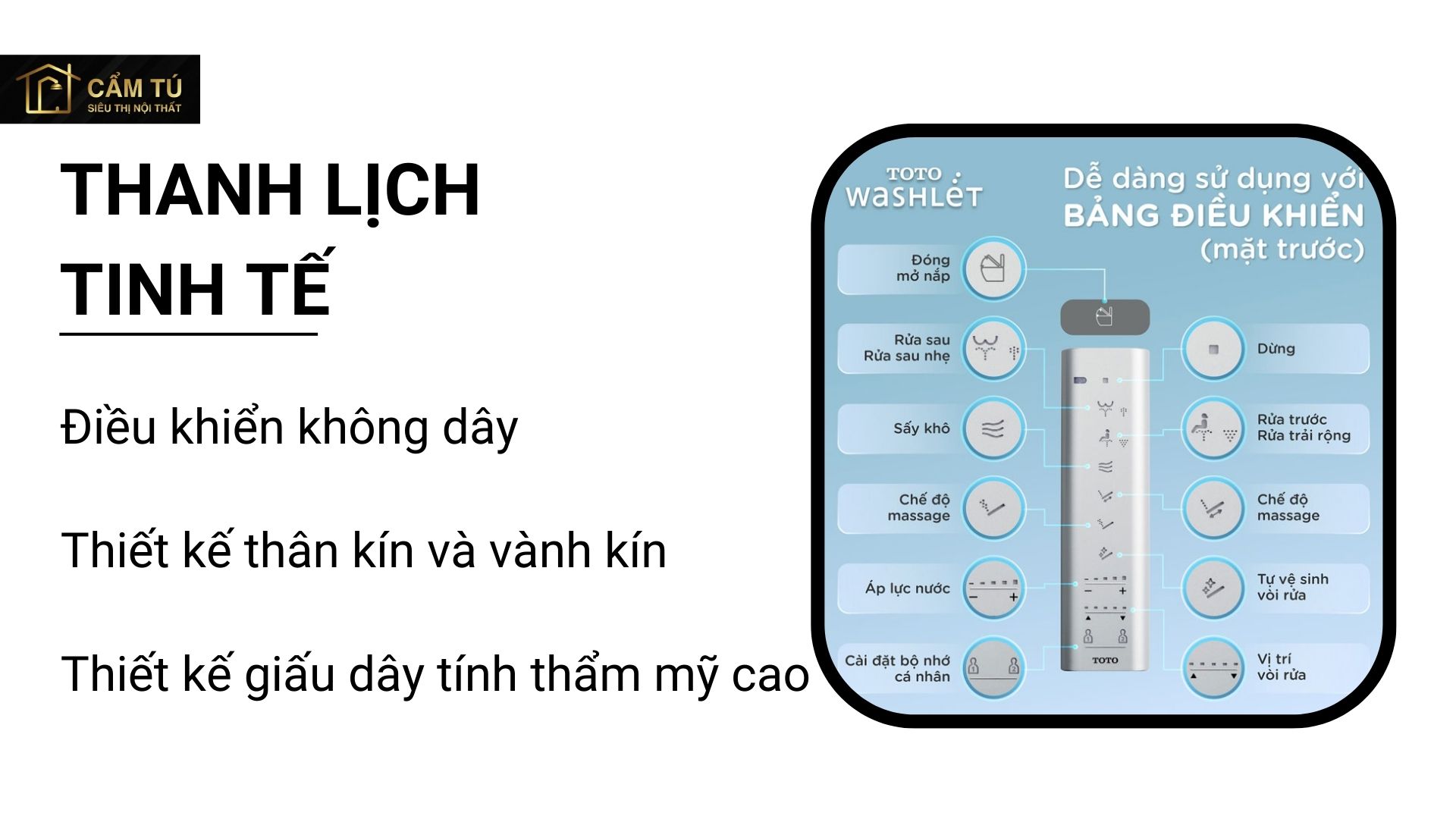 Bồn Cầu Điện Tử TOTO MS889CDRW12 (MS889CDW12) Nắp Tự Động Đóng Mở