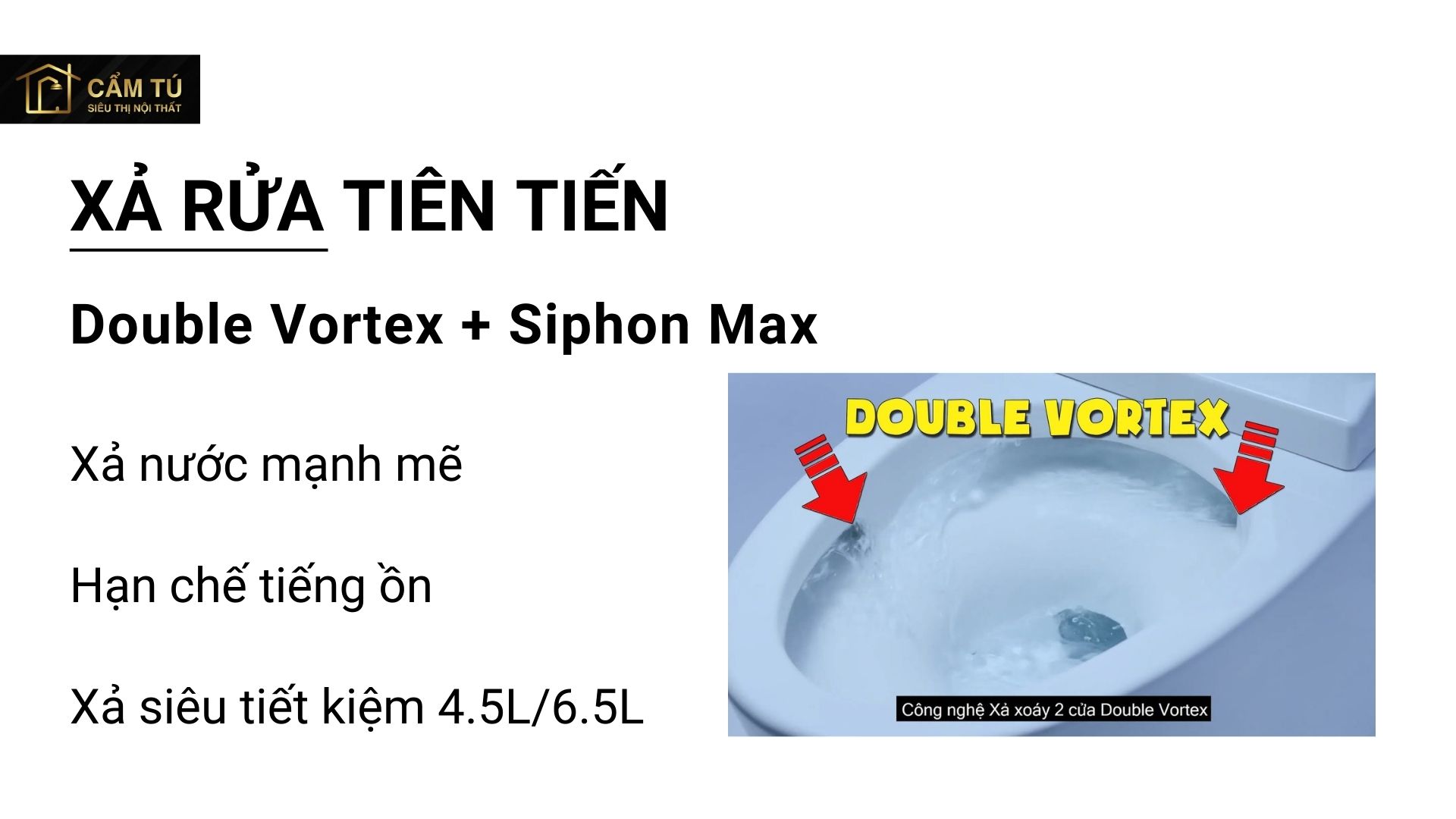 Bồn Cầu INAX AC-602VN 2 Khối Xả Nhấn Aqua Ceramic