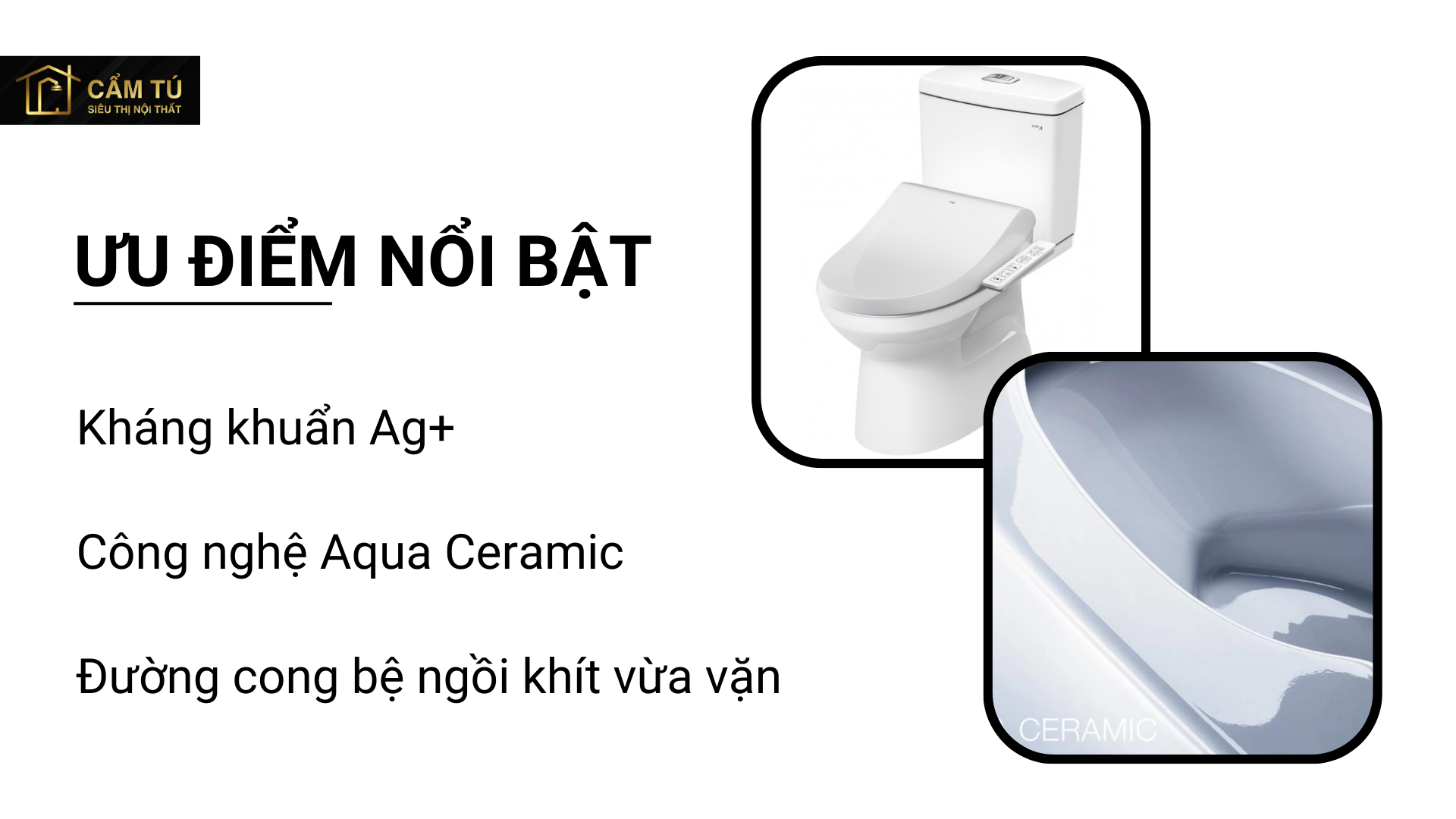 Bồn Cầu Nắp Điện Tử INAX C-504A/CW-H17VN