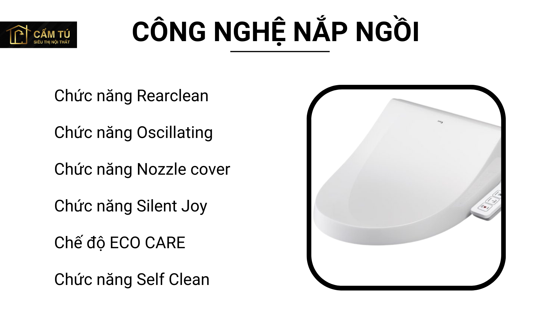 Bồn Cầu Nắp Điện Tử INAX C-504A/CW-H17VN