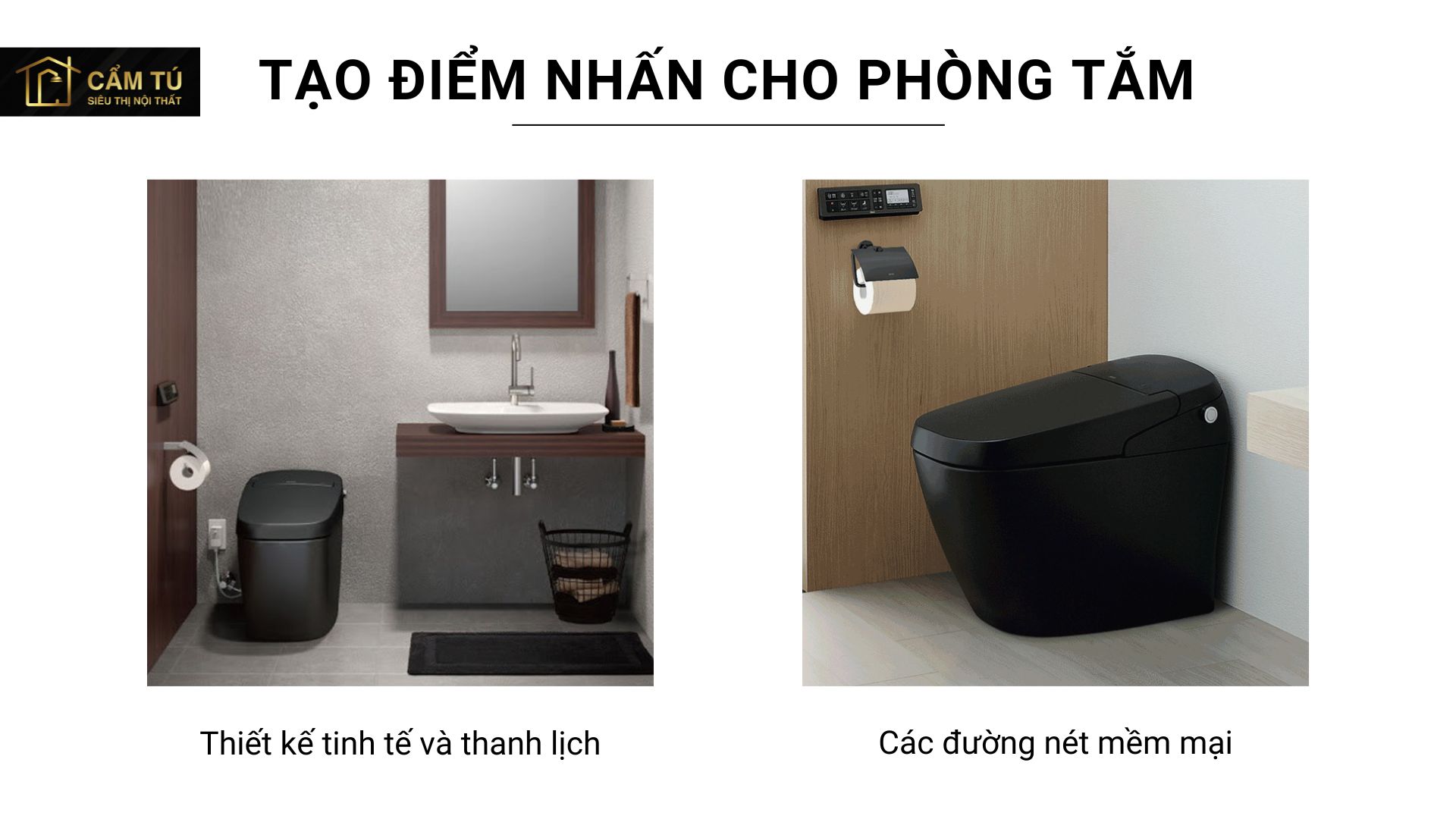 Bồn Cầu Thông Minh INAX AC-G216VN/BKG (ACG216VN) Satis Màu Đen