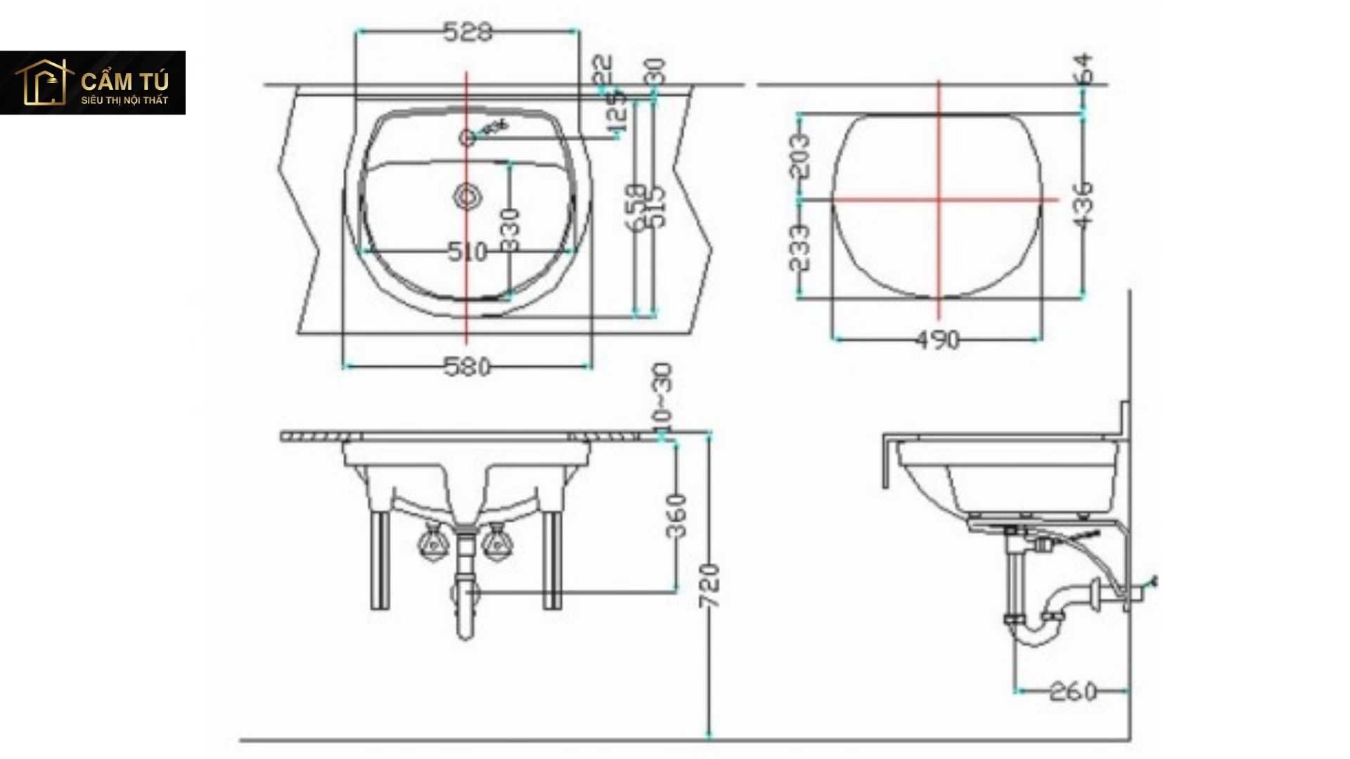 Chậu Rửa Lavabo Âm Bàn INAX AL-2094V