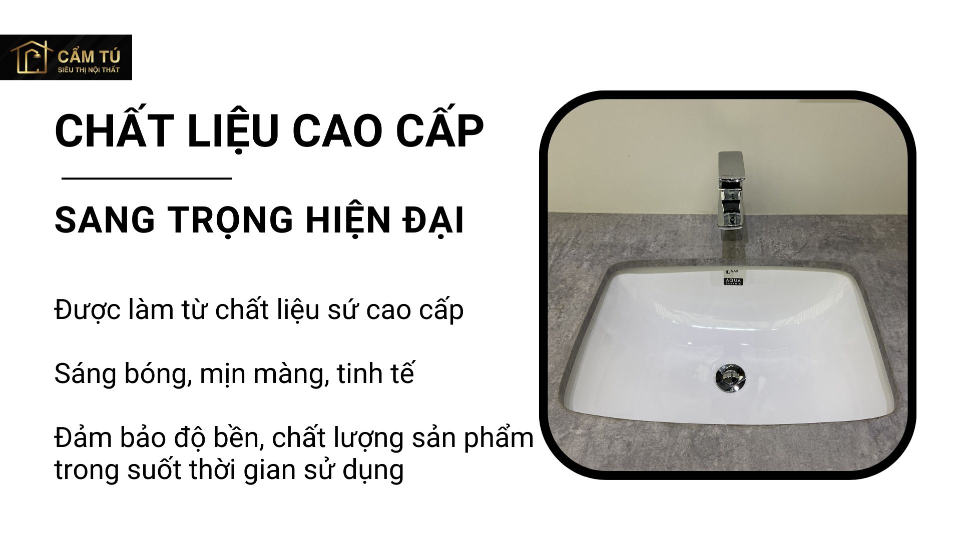 Chậu Rửa Lavabo Âm Bàn INAX L-2298V
