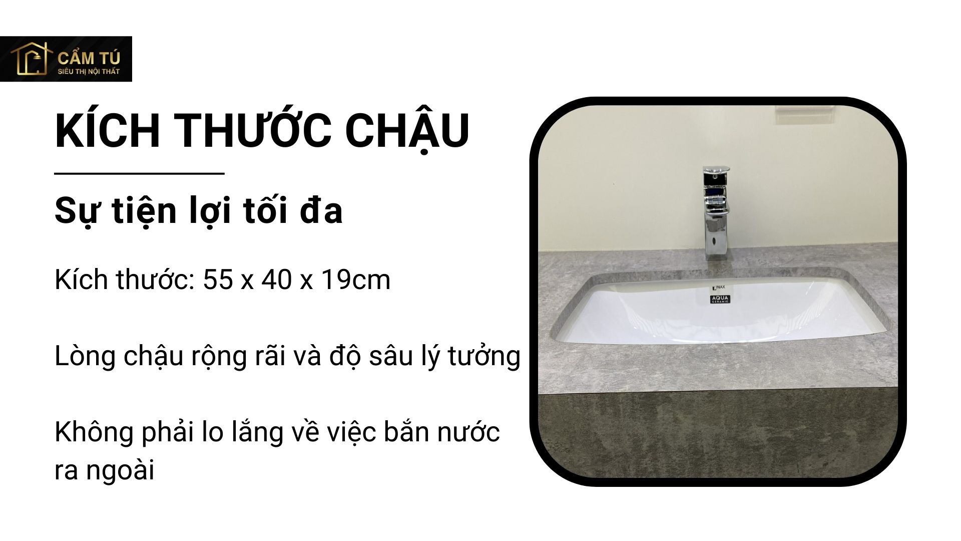 Chậu Rửa Lavabo Âm Bàn INAX L-2298V