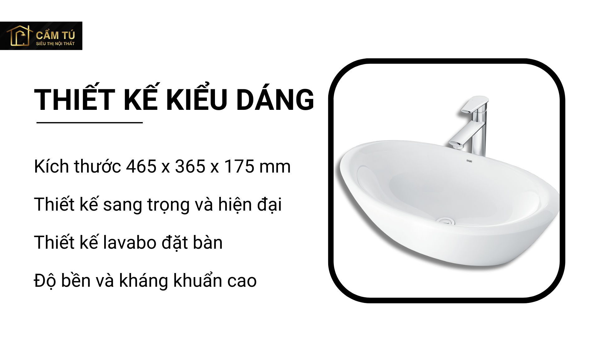 Chậu Rửa Lavabo Đặt Trên Bàn INAX L-465V
