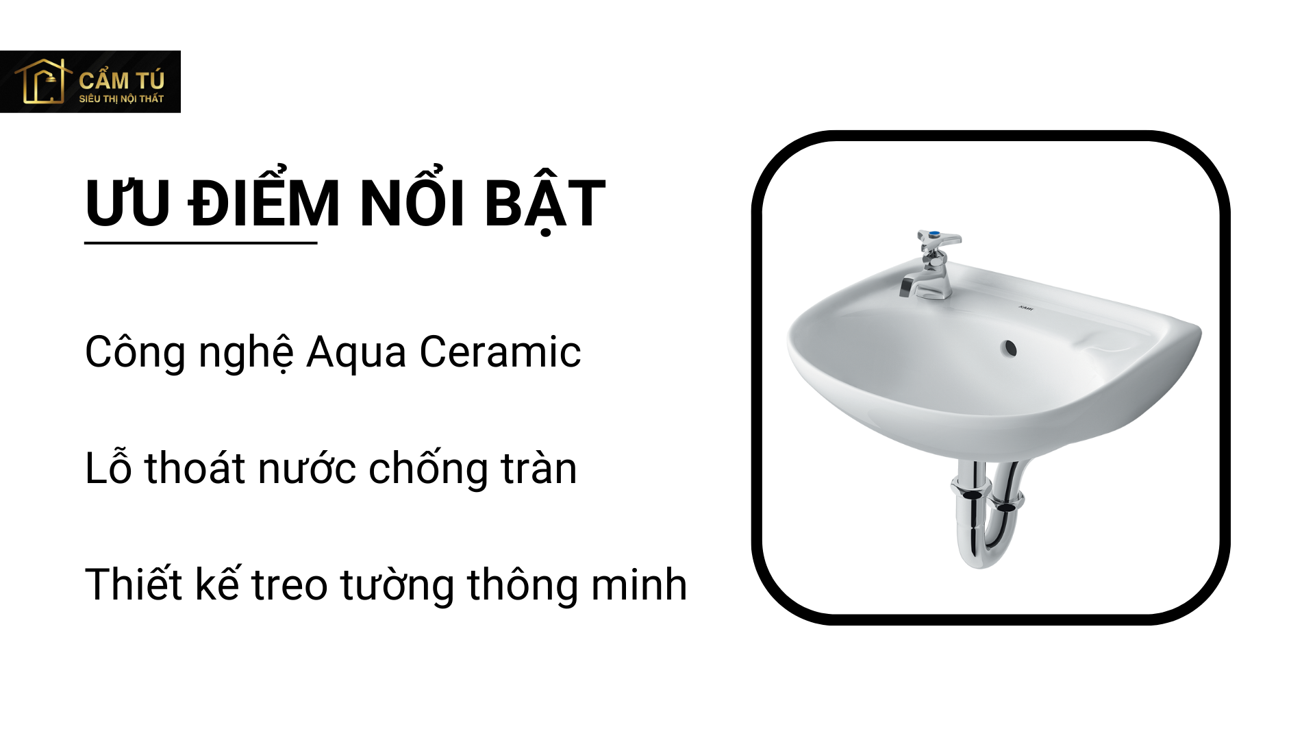 Chậu Rửa Lavabo Treo Tường INAX L-280V