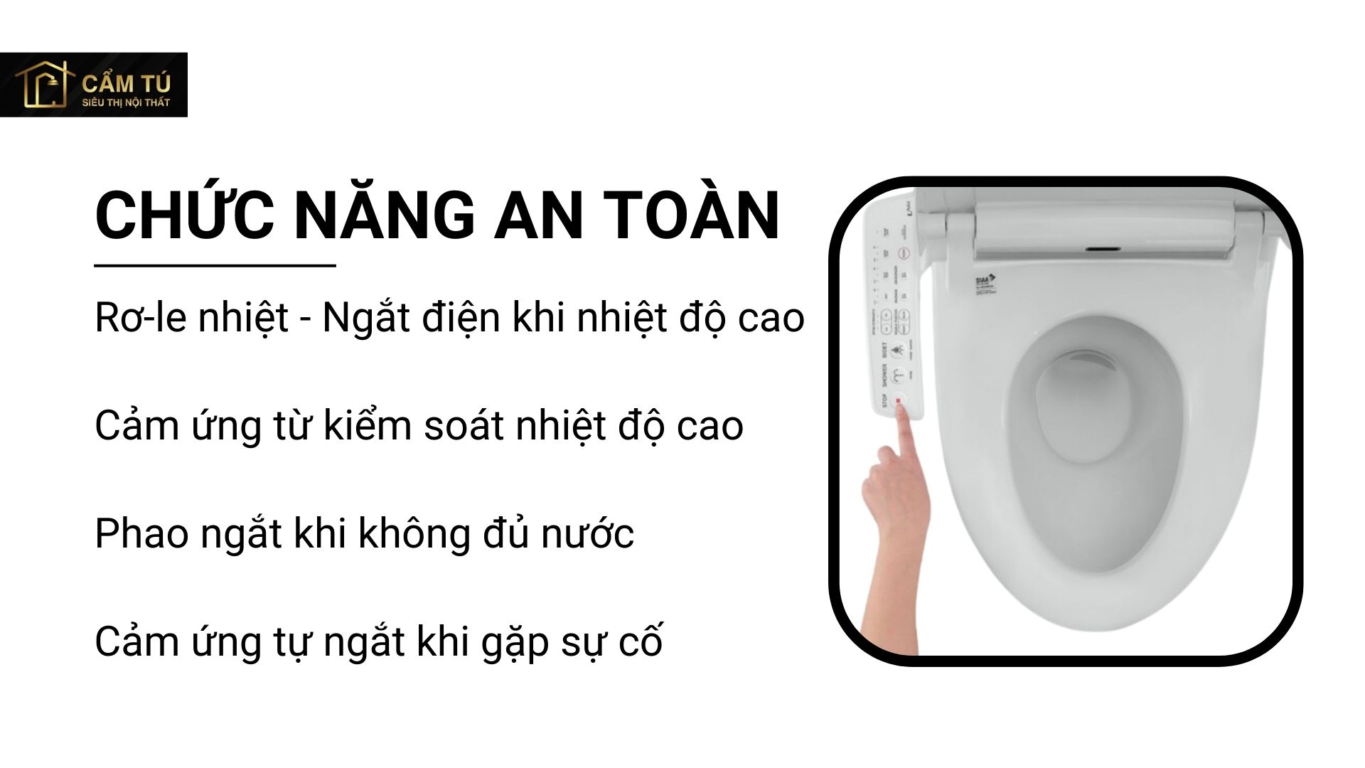 Nắp Điện Tử INAX CW-KA22AVN (CWKA22AVN) Bảng Điều Khiển Từ Xa