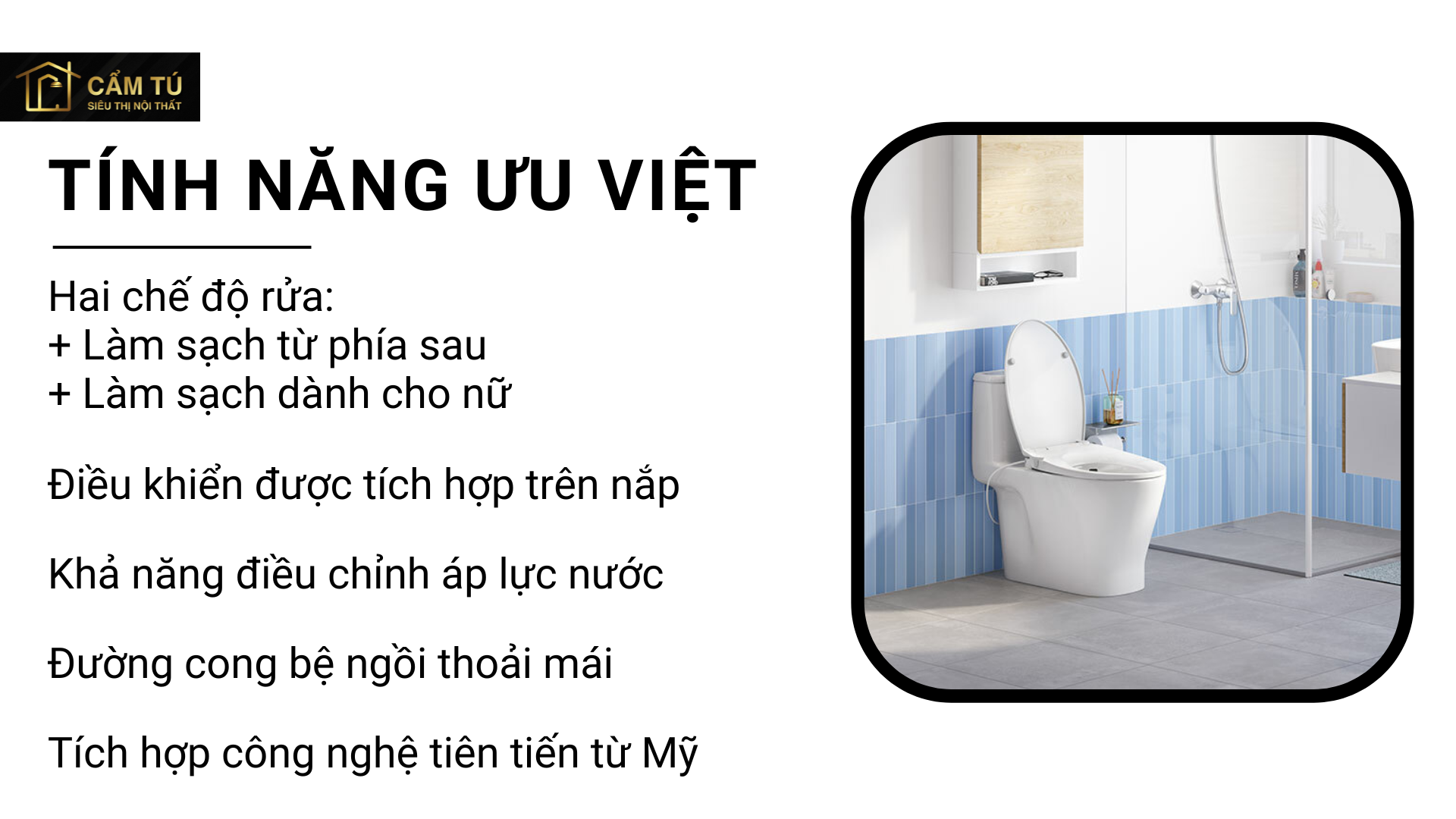 Nắp Bồn Cầu Rửa Cơ American Standard M4A839 SW