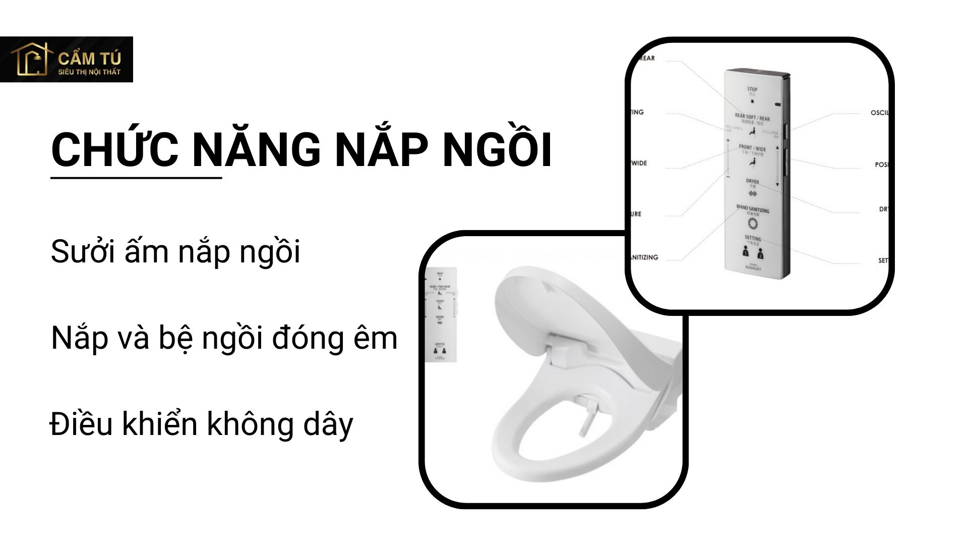 Nắp Rửa Điện Tử Washlet TOTO TCF6531Z (W6)