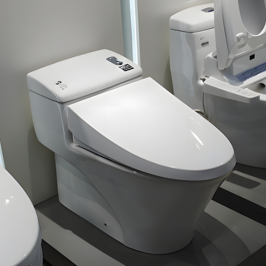Bồn Cầu INAX AC-1008VRN (AC1008VRN) 1 Khối Aqua Ceramic Xả Nhấn