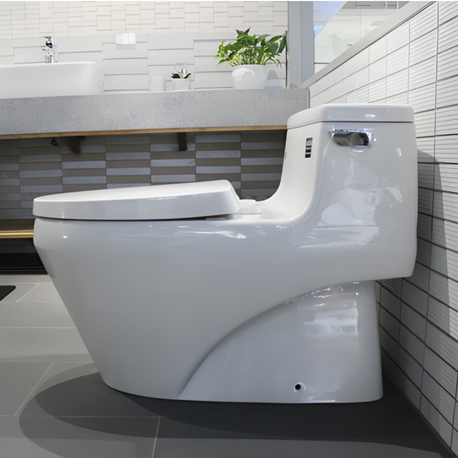 Bồn Cầu INAX AC-1135VN (AC1135VN) 1 Khối Aqua Ceramic Xả Gạt