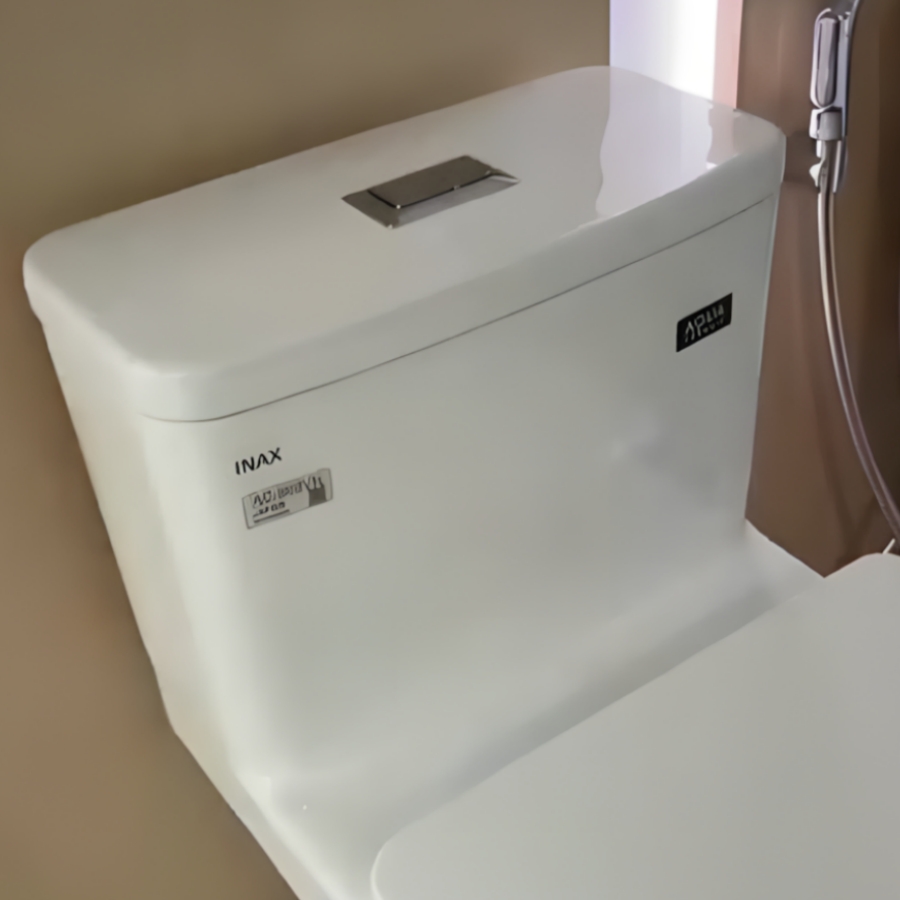 Bồn Cầu Một Khối Inax AC-969VN-2 Aqua Ceramic Nắp CF-600VS