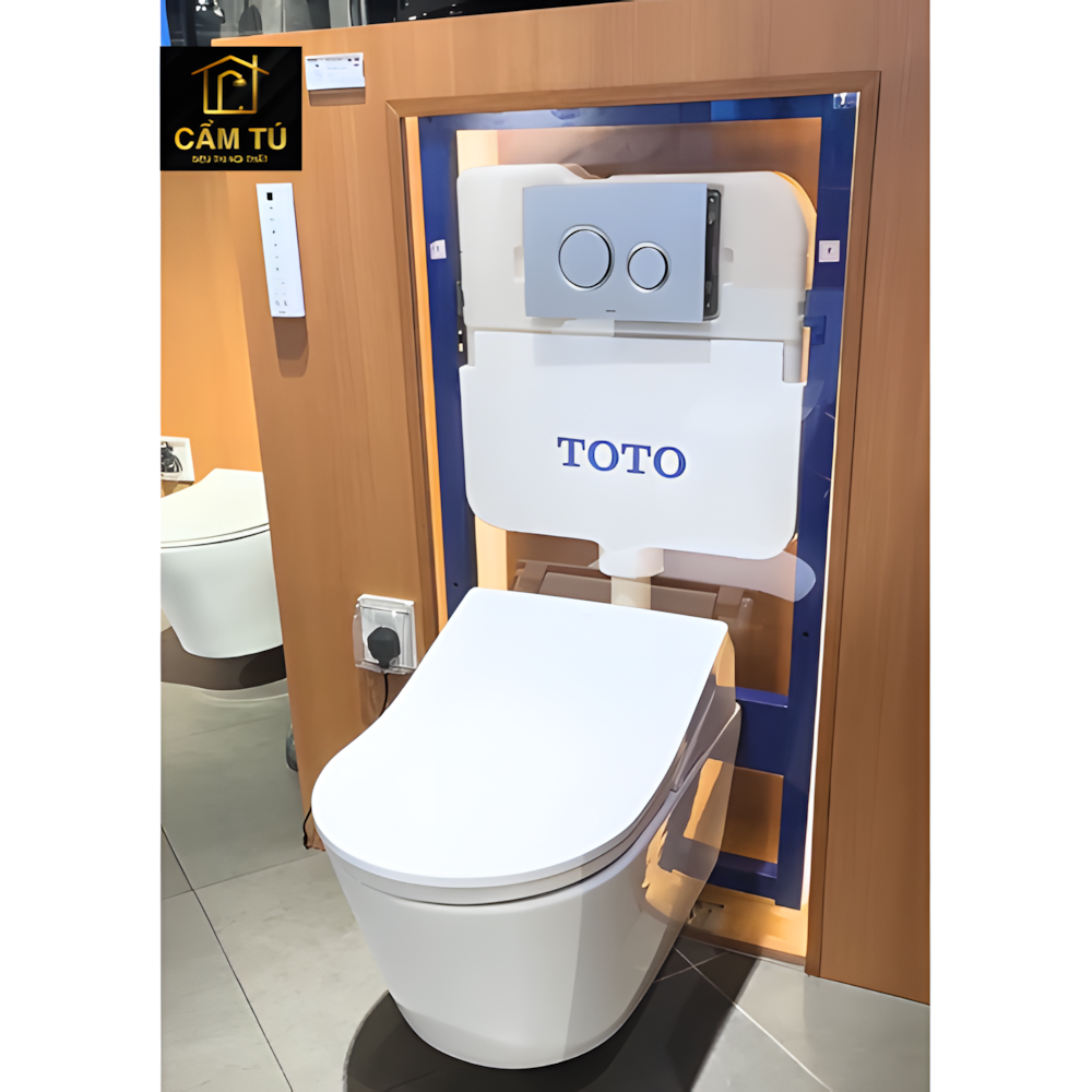 Bồn Cầu TOTO CW542HME5UNW1/TCF795C2Z/WH172AAT/MB175MSS Treo Tường Tự Động Xả