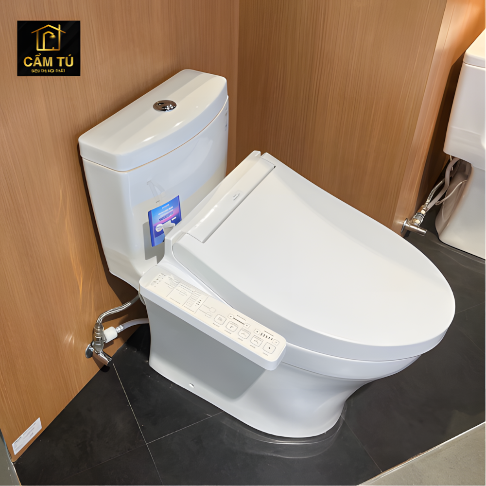 Bồn Cầu Điện Tử TOTO MS889CDRW17 Nắp Rửa Washlet TCF23460AAA C2 Giấu Dây