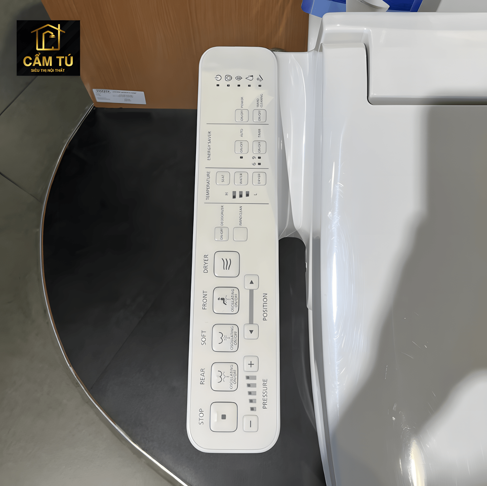 Bồn Cầu Điện Tử TOTO MS889CDRW17 Nắp Rửa Washlet TCF23460AAA C2 Giấu Dây