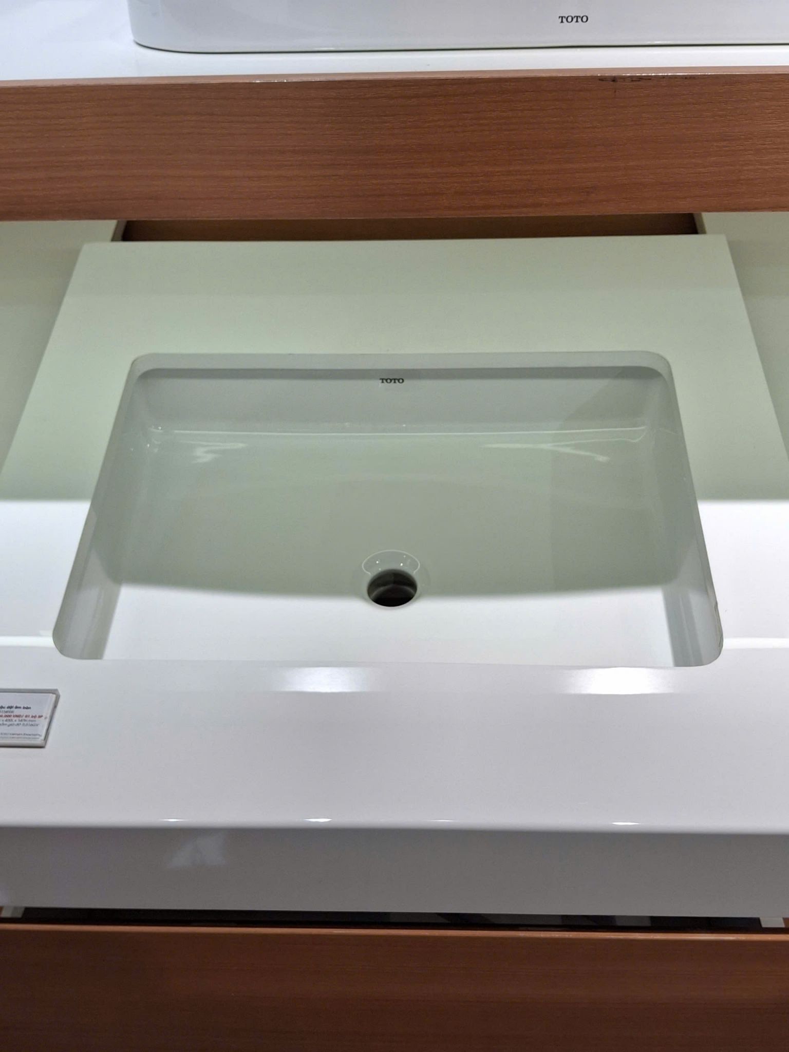 Chậu Lavabo TOTO LT1515 Âm Bàn