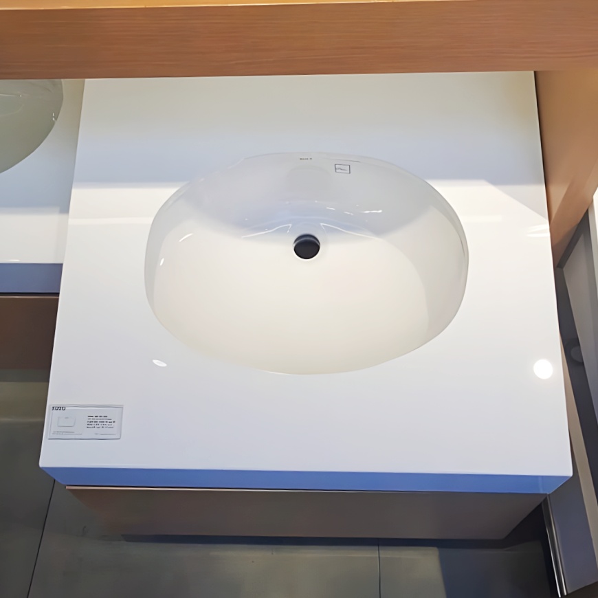 Chậu Lavabo TOTO LW1505V#XW Âm Bàn Oval