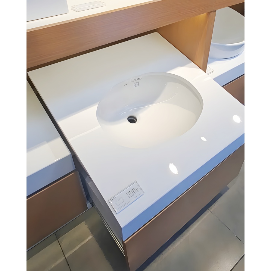 Chậu Lavabo TOTO LW1505V#XW Âm Bàn Oval
