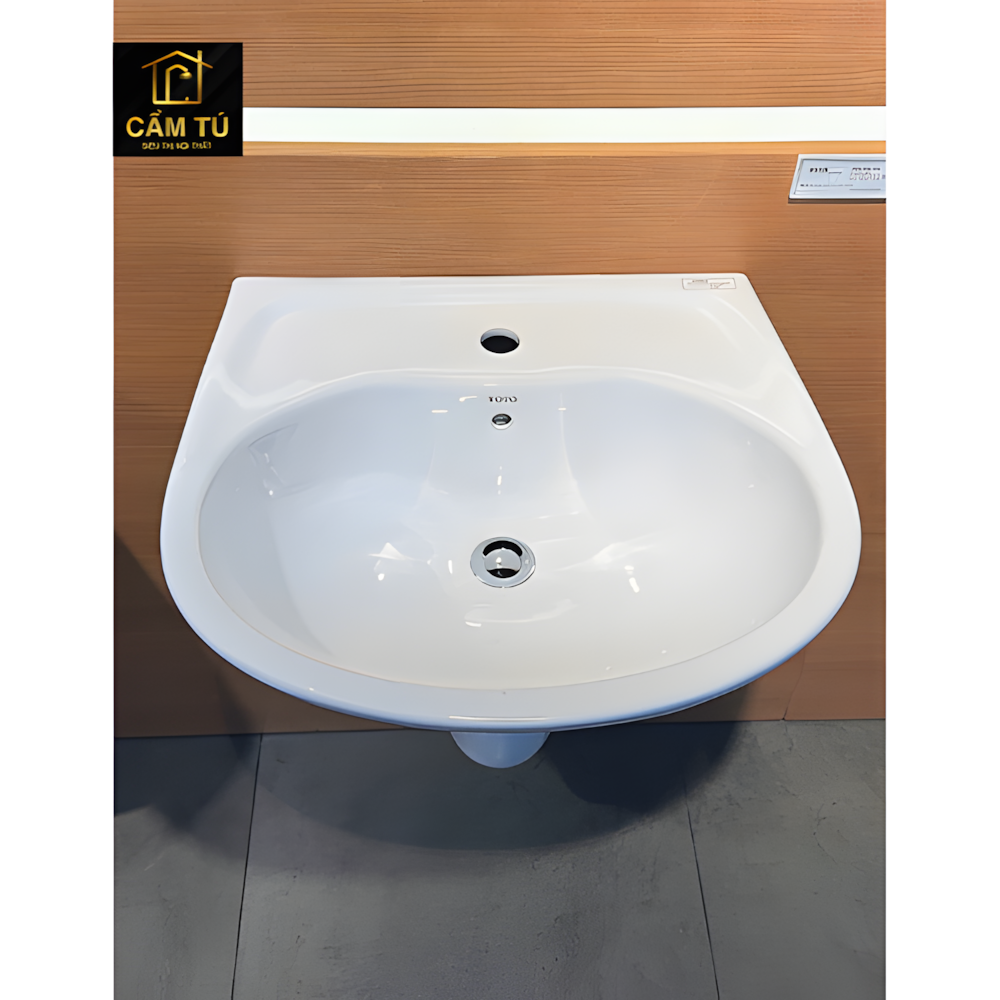 Chậu Lavabo TOTO LHT300CR Treo Tường Chân Ngắn