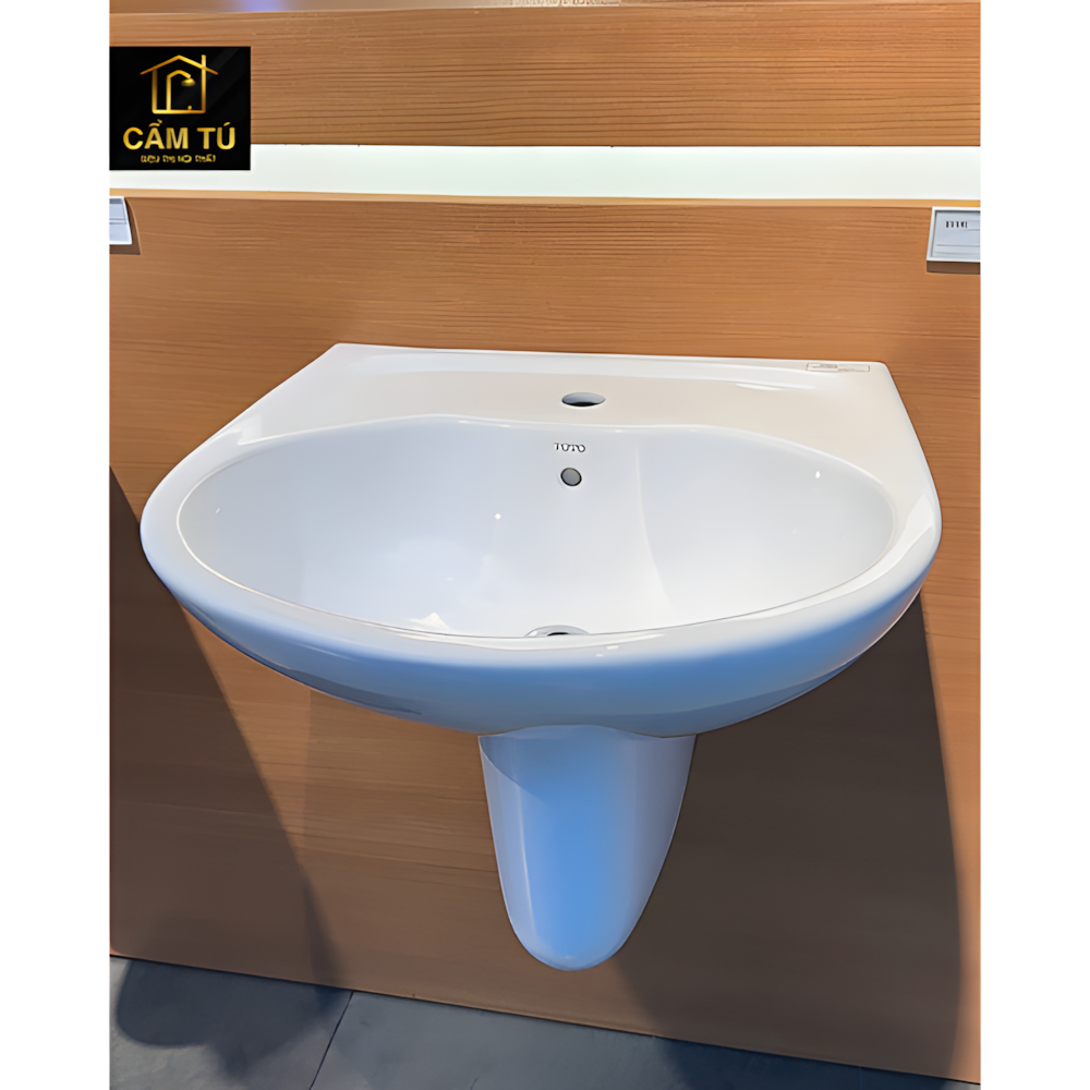Chậu Lavabo TOTO LHT300CR Treo Tường Chân Ngắn
