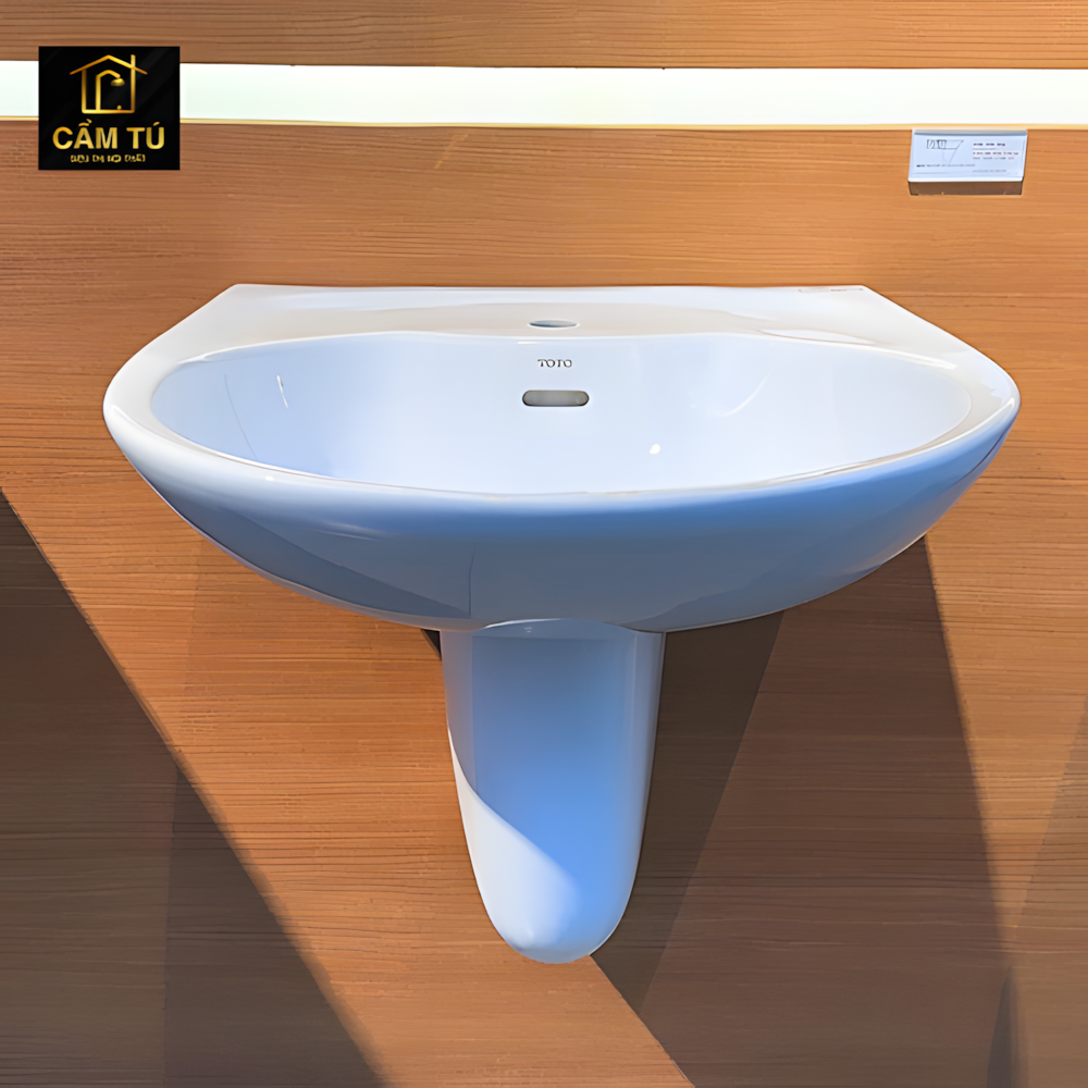 Lavabo TOTO LHT236CS Treo Tường Chân Ngắn