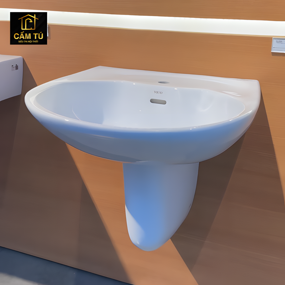 Lavabo TOTO LHT239CR Treo Tường Chân Ngắn