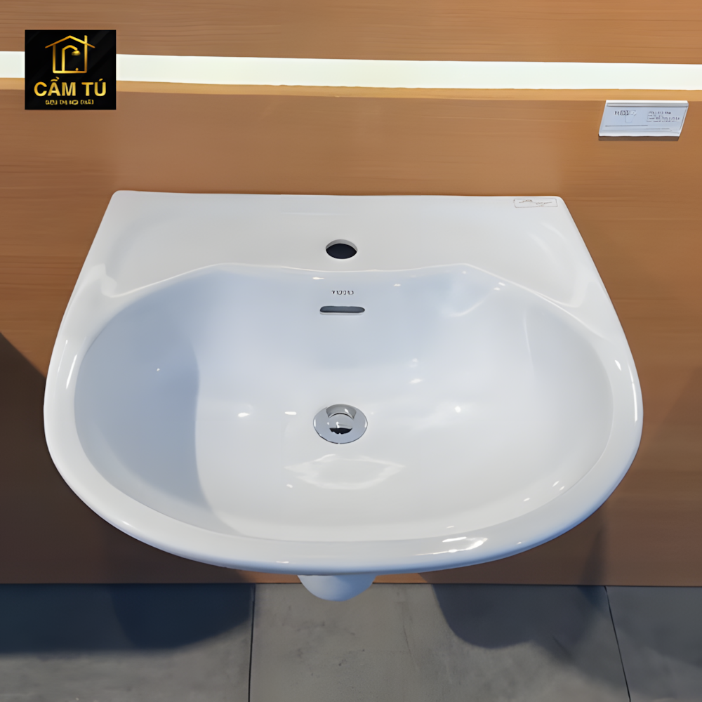 Lavabo TOTO LHT239CR Treo Tường Chân Ngắn
