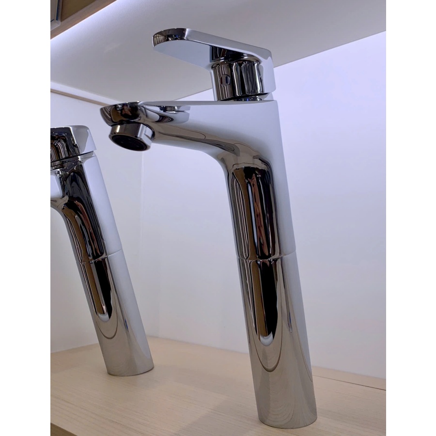 Vòi Lavabo Nóng Lạnh Inax LFV-112SH Thân Cao Xả Nhấn