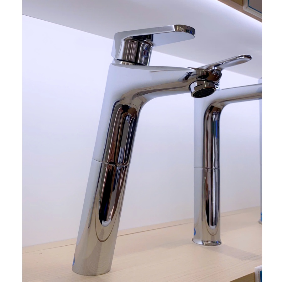 Vòi Lavabo Nóng Lạnh Inax LFV-112SH Thân Cao Xả Nhấn