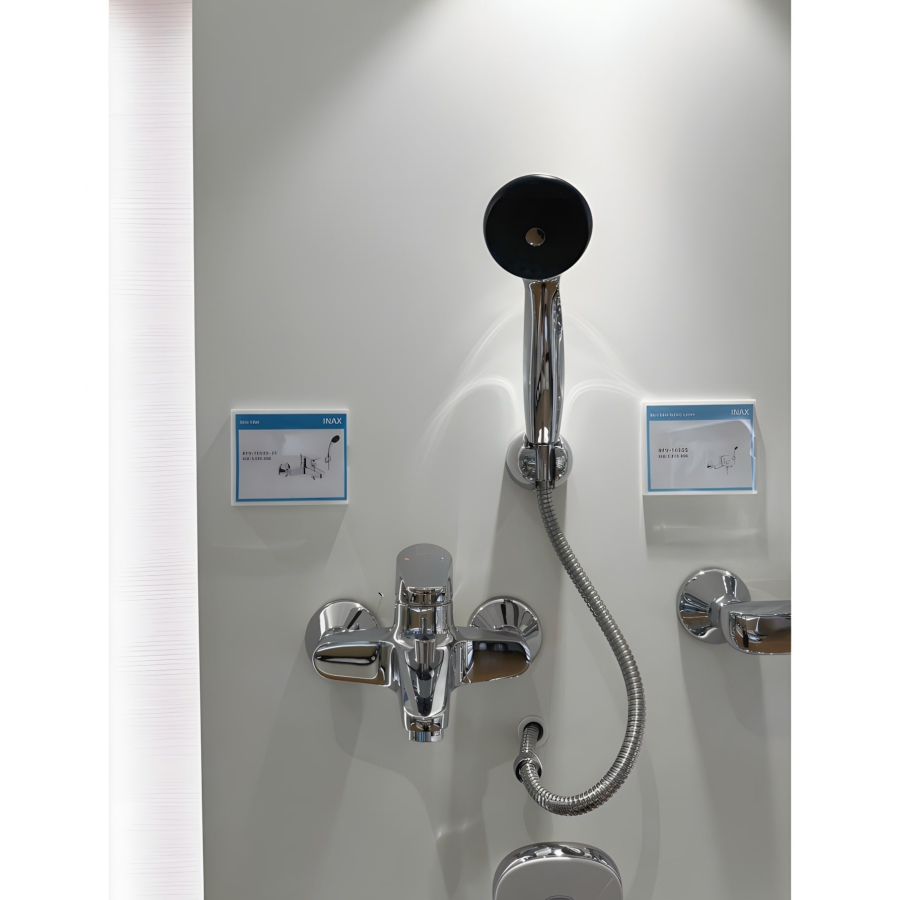 Vòi Sen Nóng Lạnh Inax BFV-1003S-2C (BFV1003S2C) Tay Sen Mạ