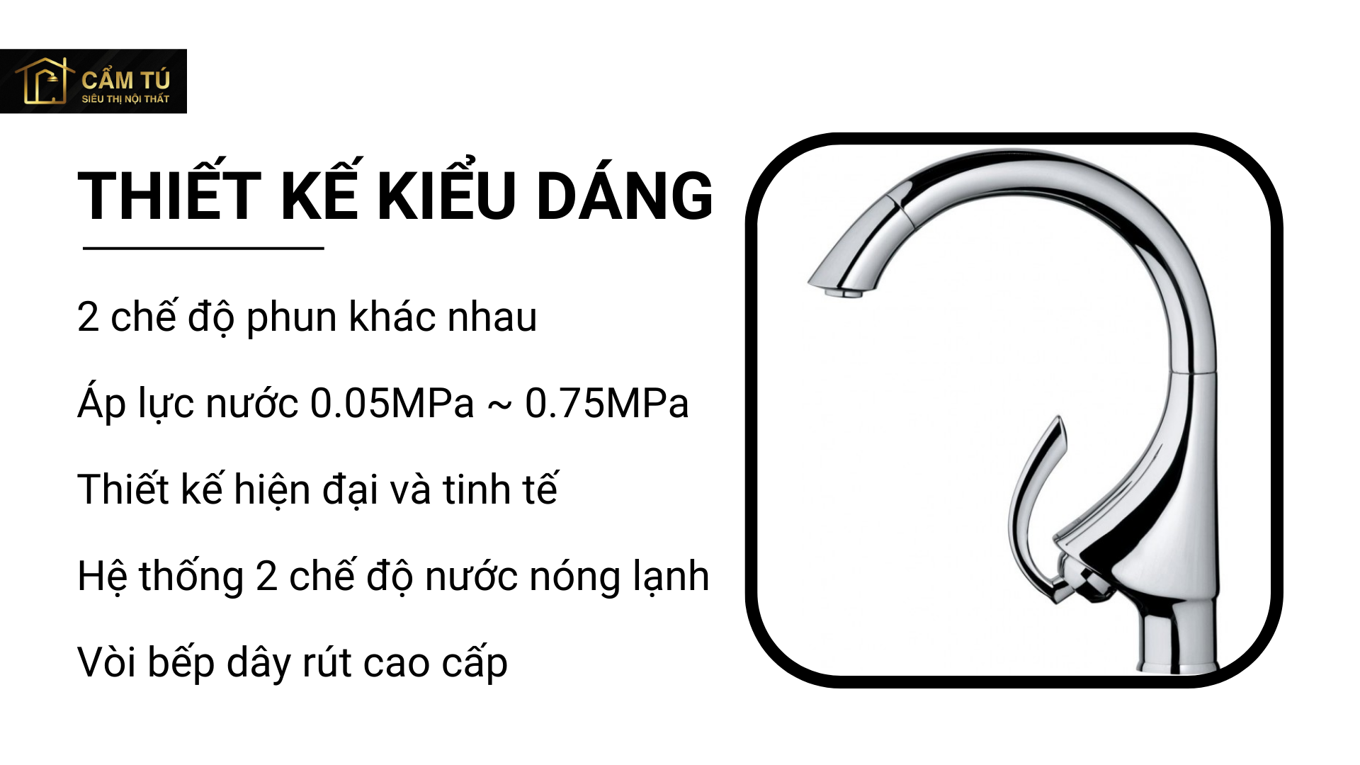 Vòi Bếp Grohe K4 33786000 Nóng Lạnh