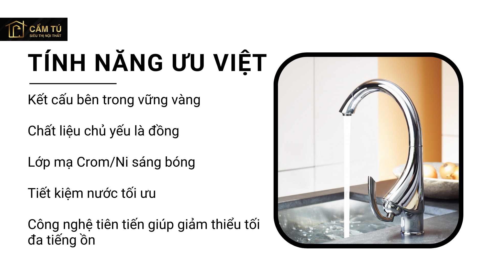 Vòi Bếp Grohe K4 33786000 Nóng Lạnh