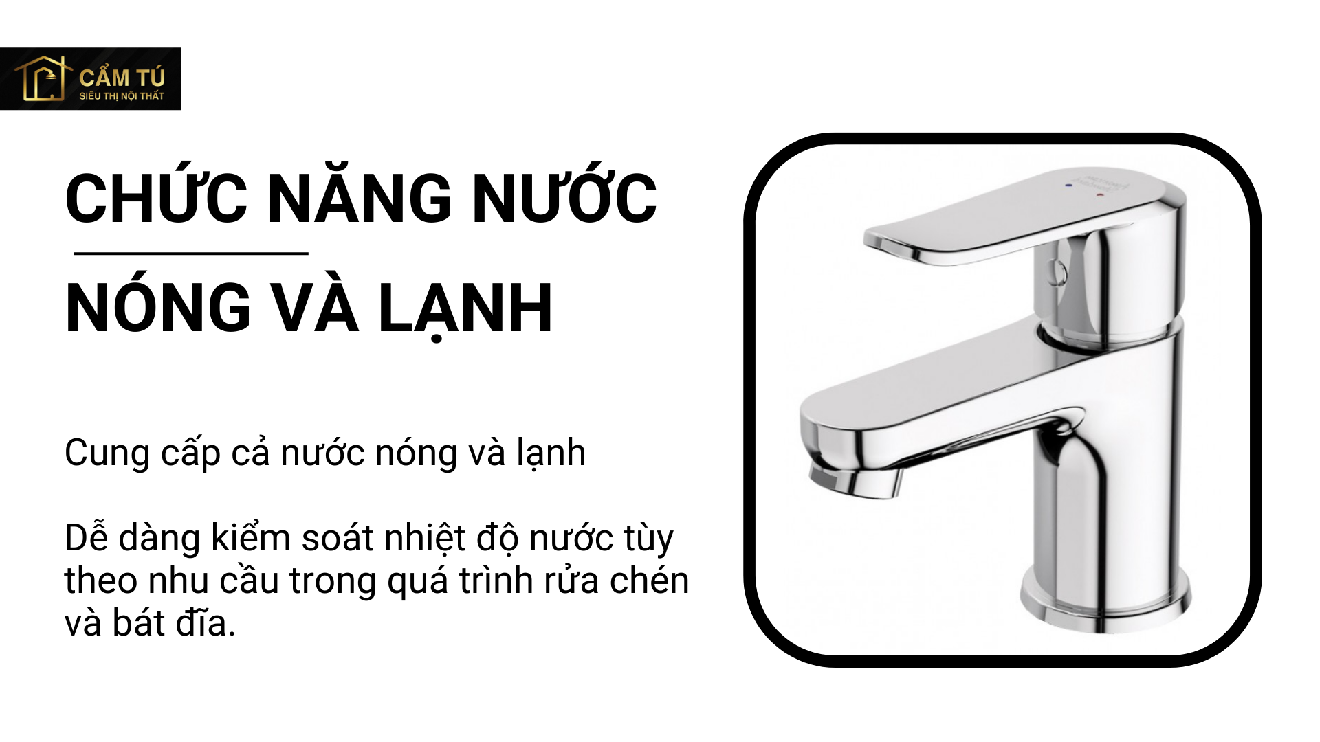 Vòi Lavabo Nóng Lạnh American Standard WF-0701 Neo Modern