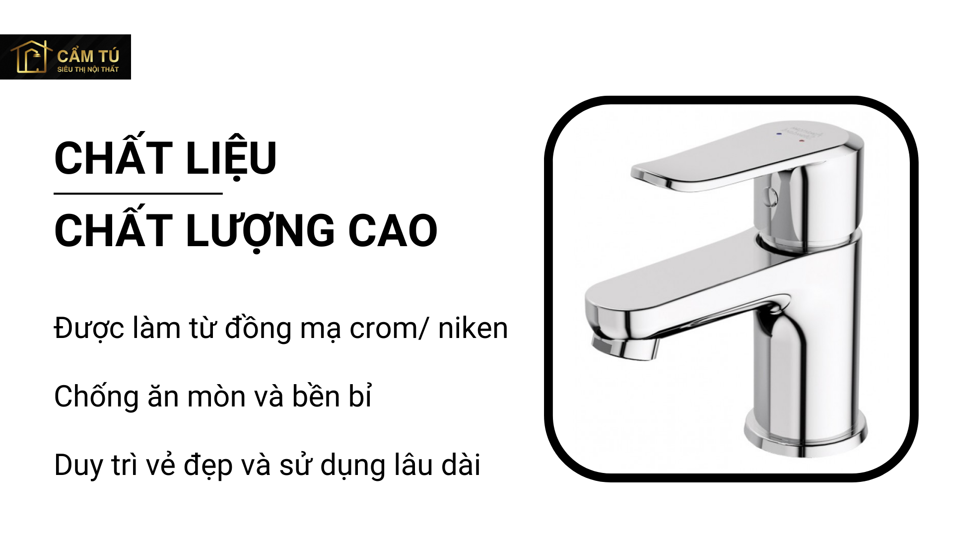 Vòi Lavabo Nóng Lạnh American Standard WF-0701 Neo Modern