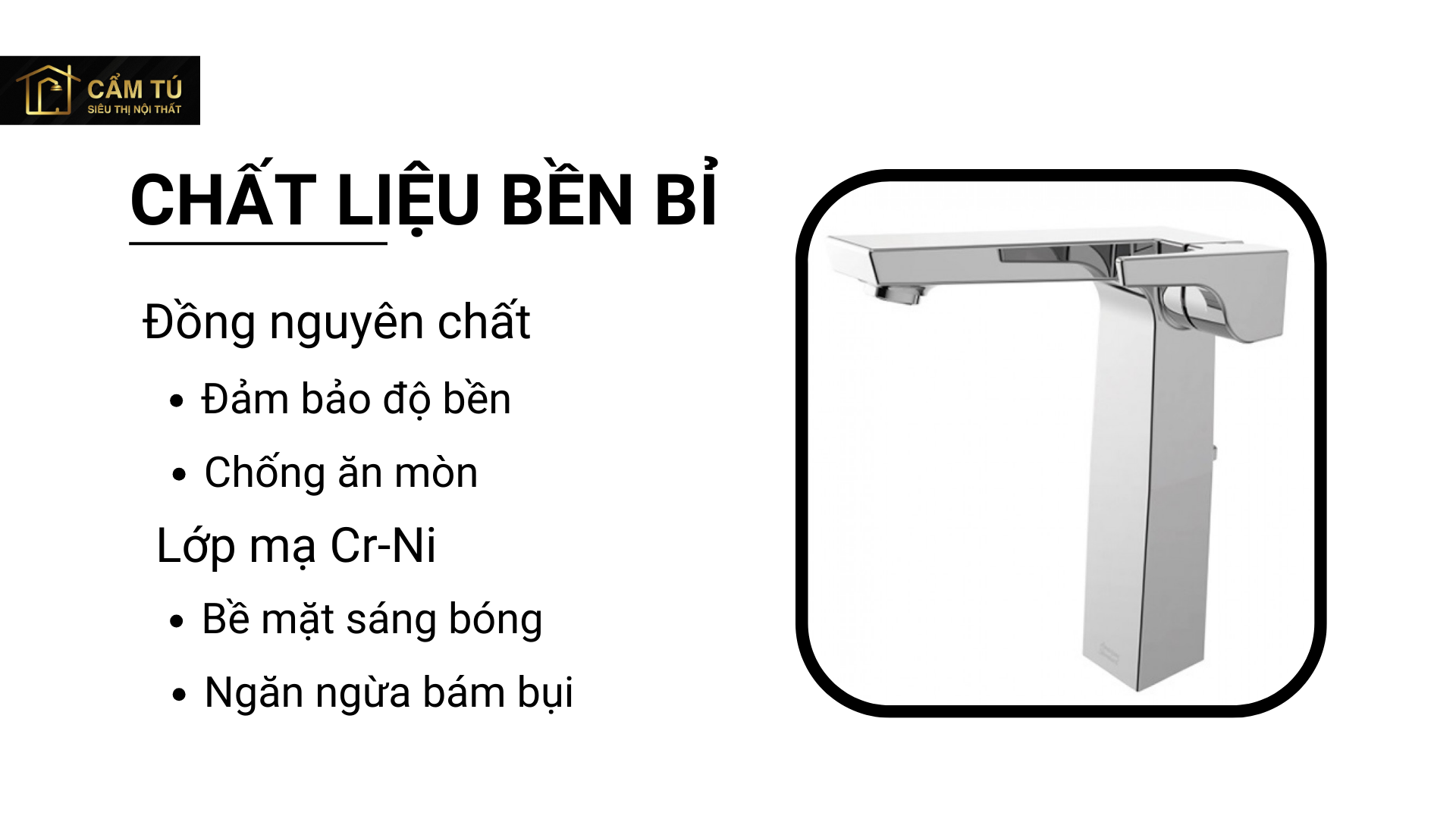 Vòi Lavabo Nóng Lạnh American Standard WF-0802 La Moda
