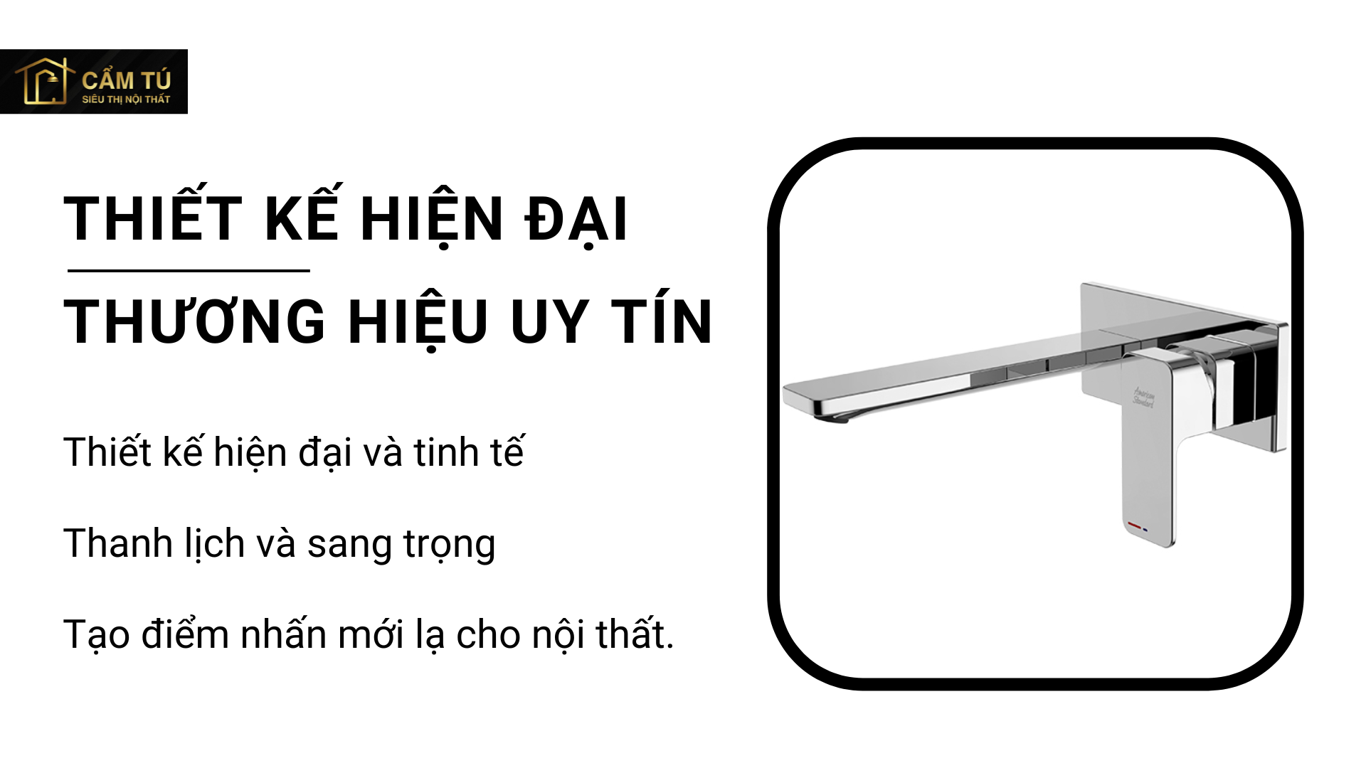 Vòi Lavabo Gắn Tường American Standard WF-1304 Acacia E