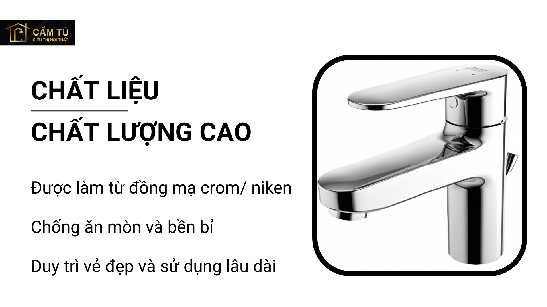 Vòi Lavabo Nóng Lạnh American Standard WF-B201 Slimplica