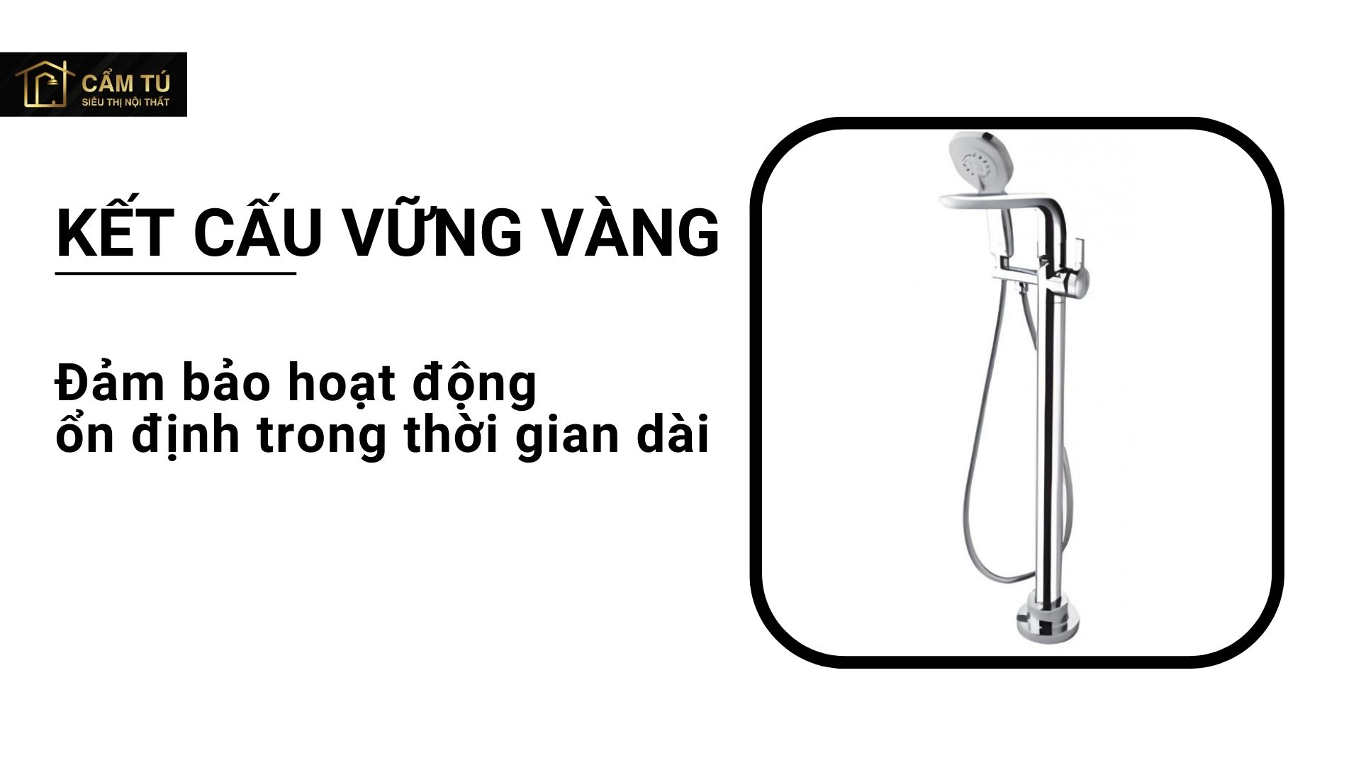 Vòi Sen Đứng Bồn Tắm American Standard WF-6816 IDS Nóng Lạnh
