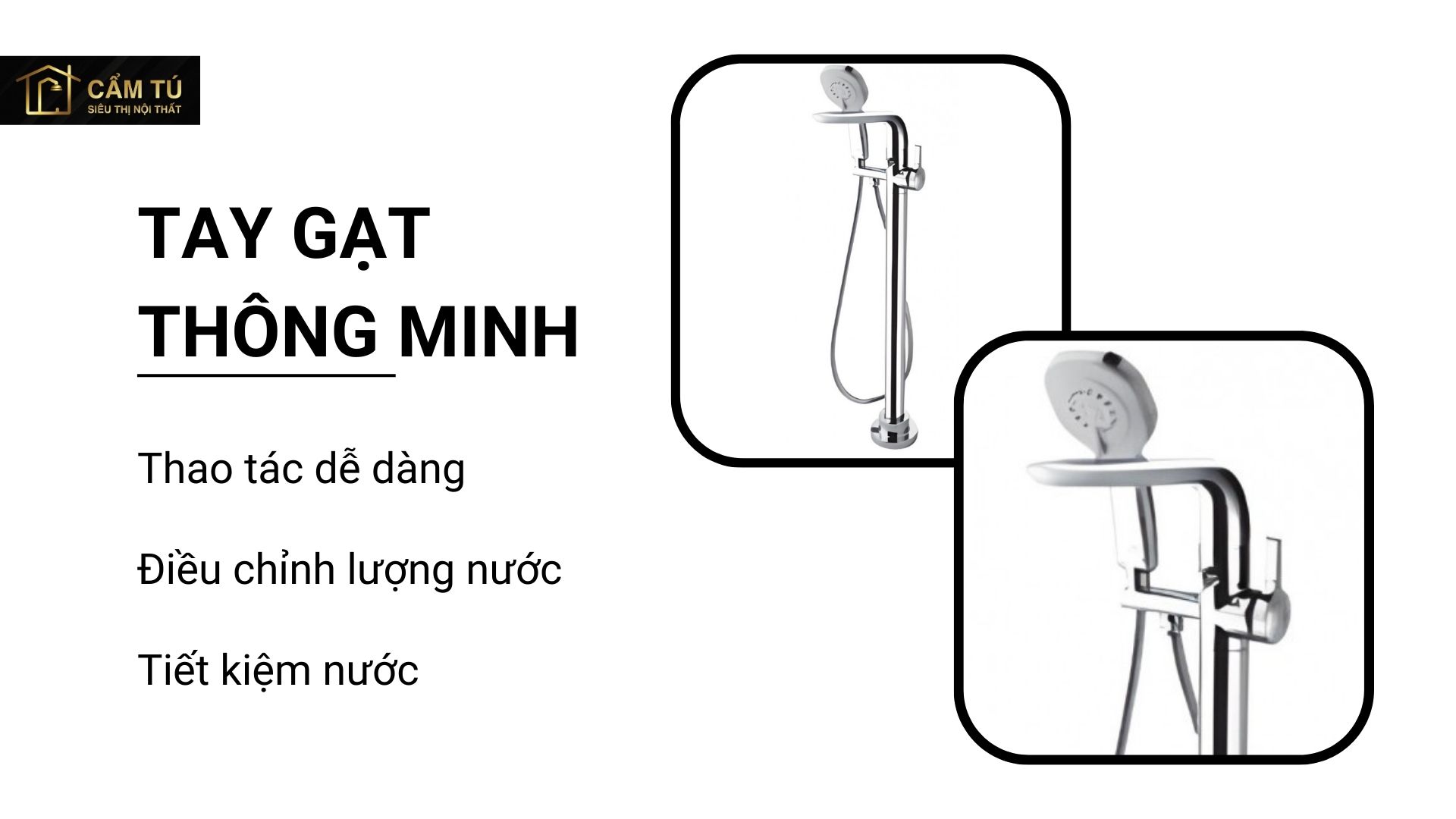 Vòi Sen Đứng Bồn Tắm American Standard WF-6816 IDS Nóng Lạnh